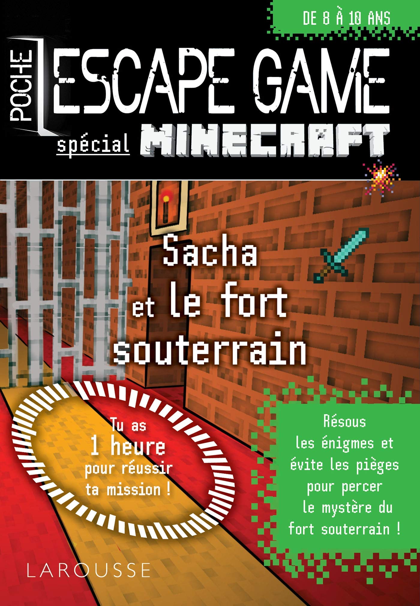 Escape game de poche spécial Minecraft - enfermé dans le fort souterrain 9782035969835