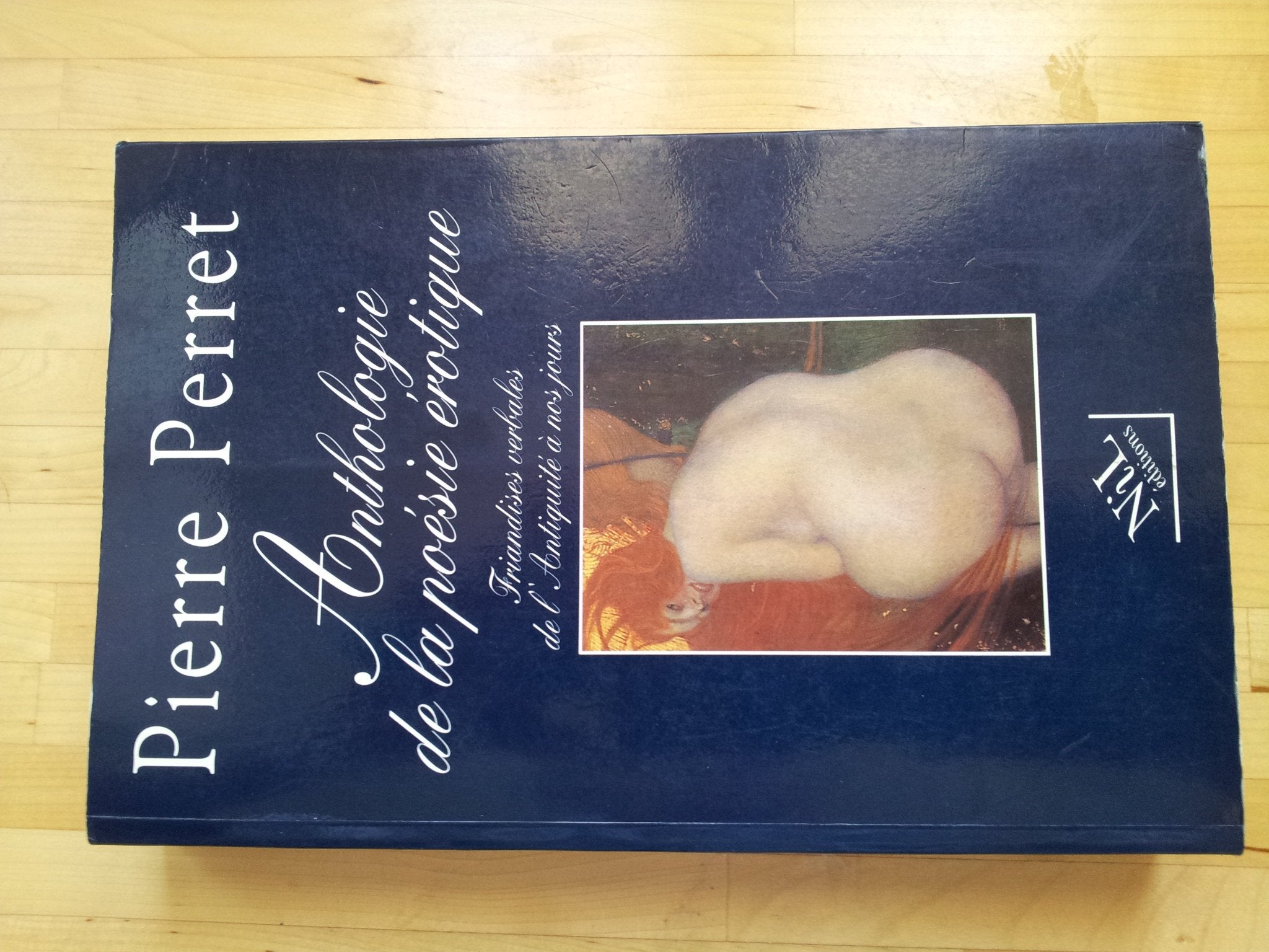 Anthologie de la poésie érotique 9782841110087
