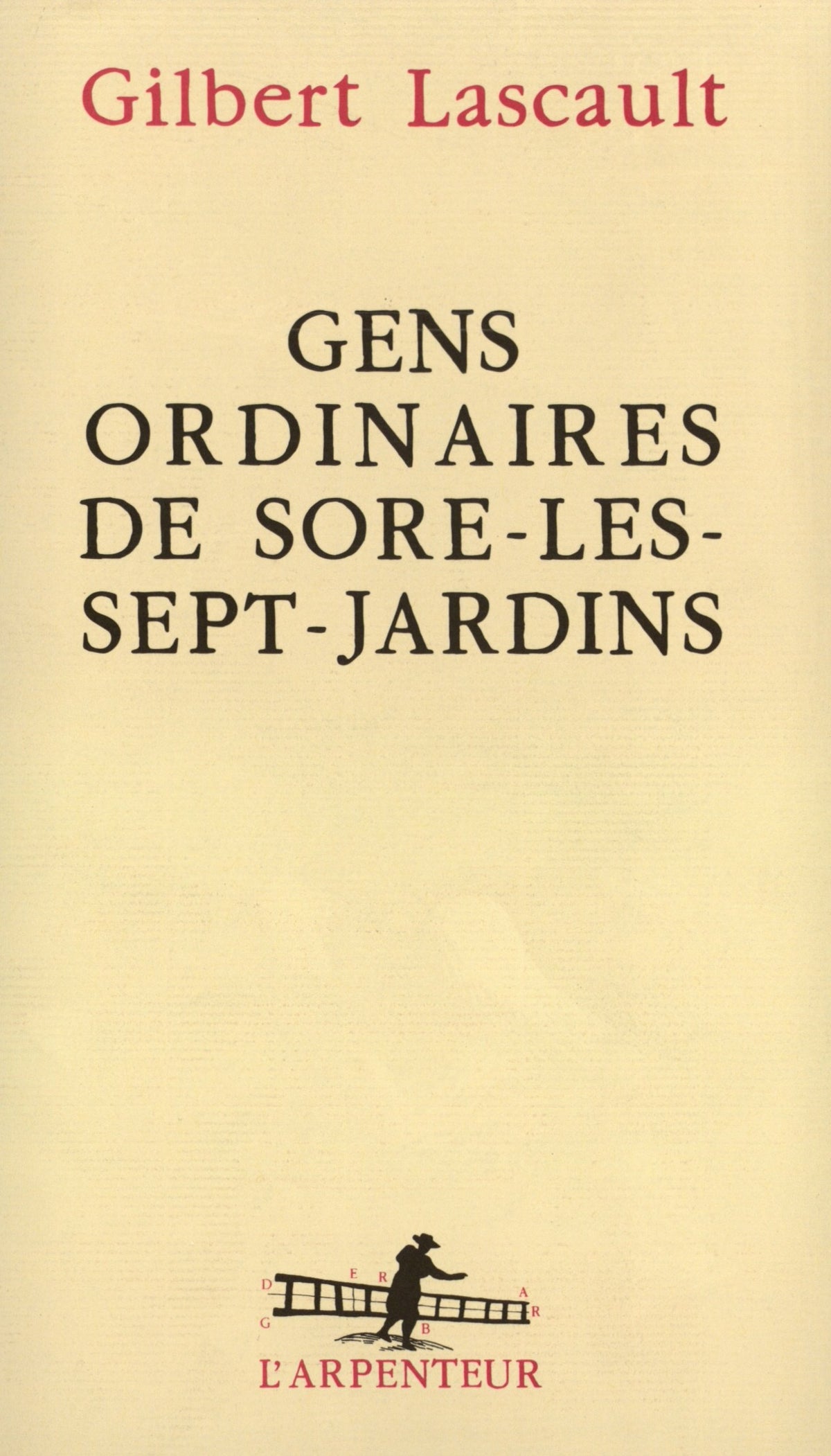Gens ordinaires de Sore-les-Sept-Jardins 9782070739844