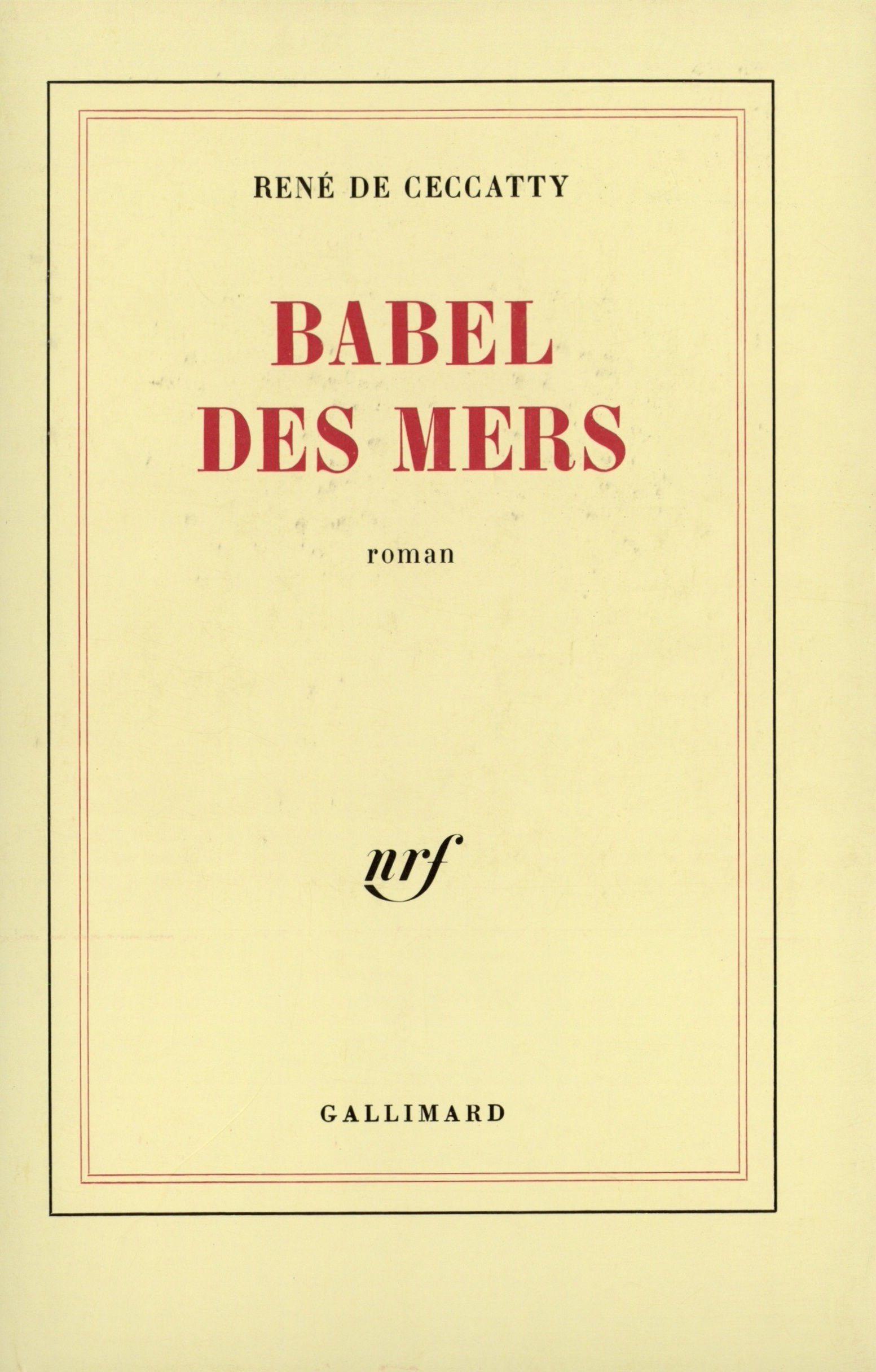 Babel des mers 9782070707355