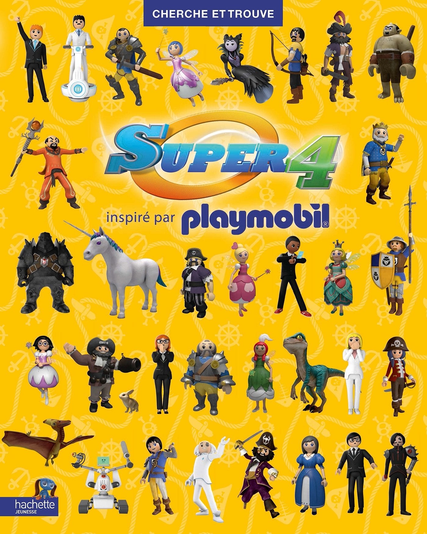 Super 4 inspiré par Playmobil: Cherche et trouve 9782013991223