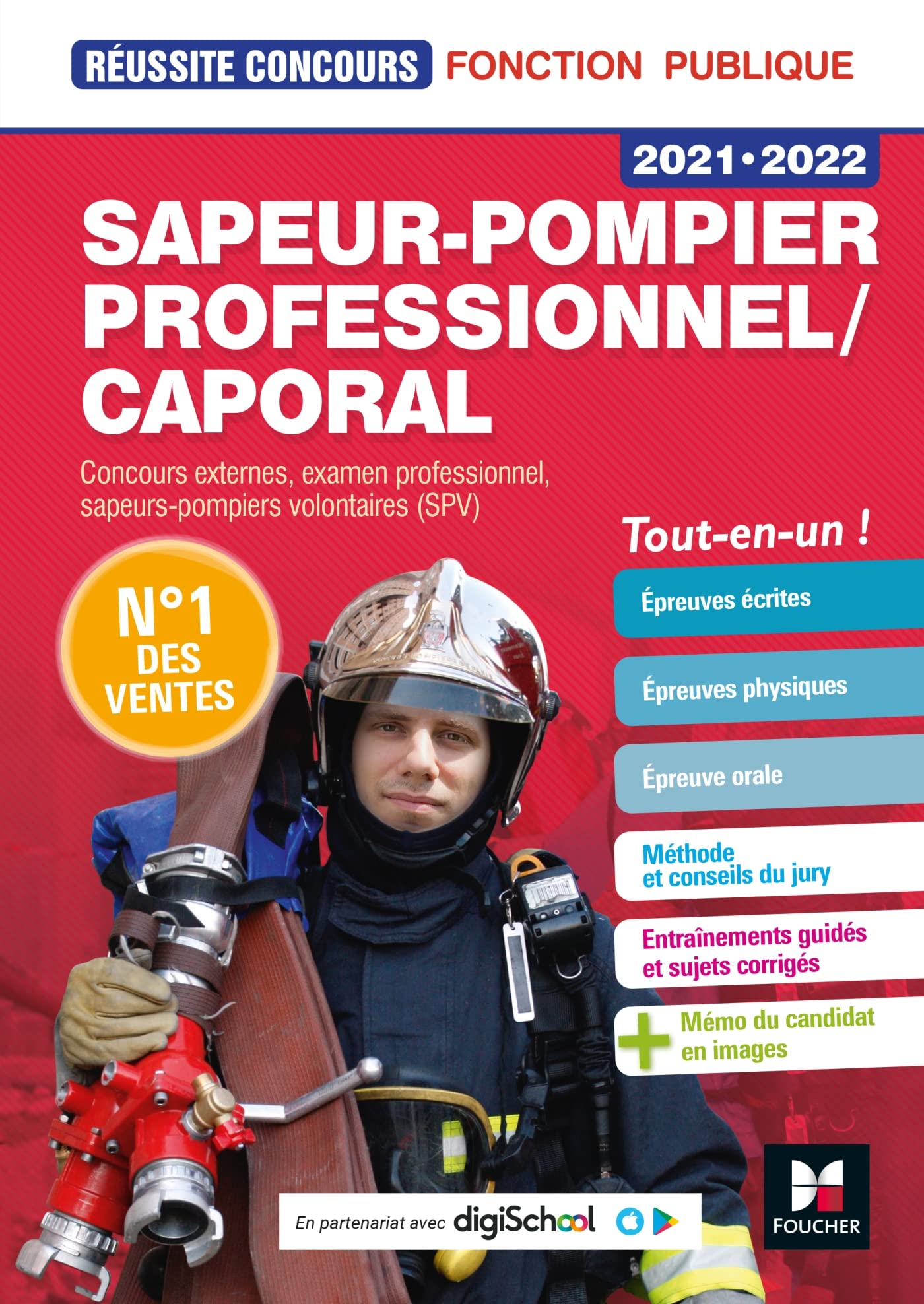 Réussite Concours Sapeur-pompier professionnel/caporal - 2021-2022 9782216162406