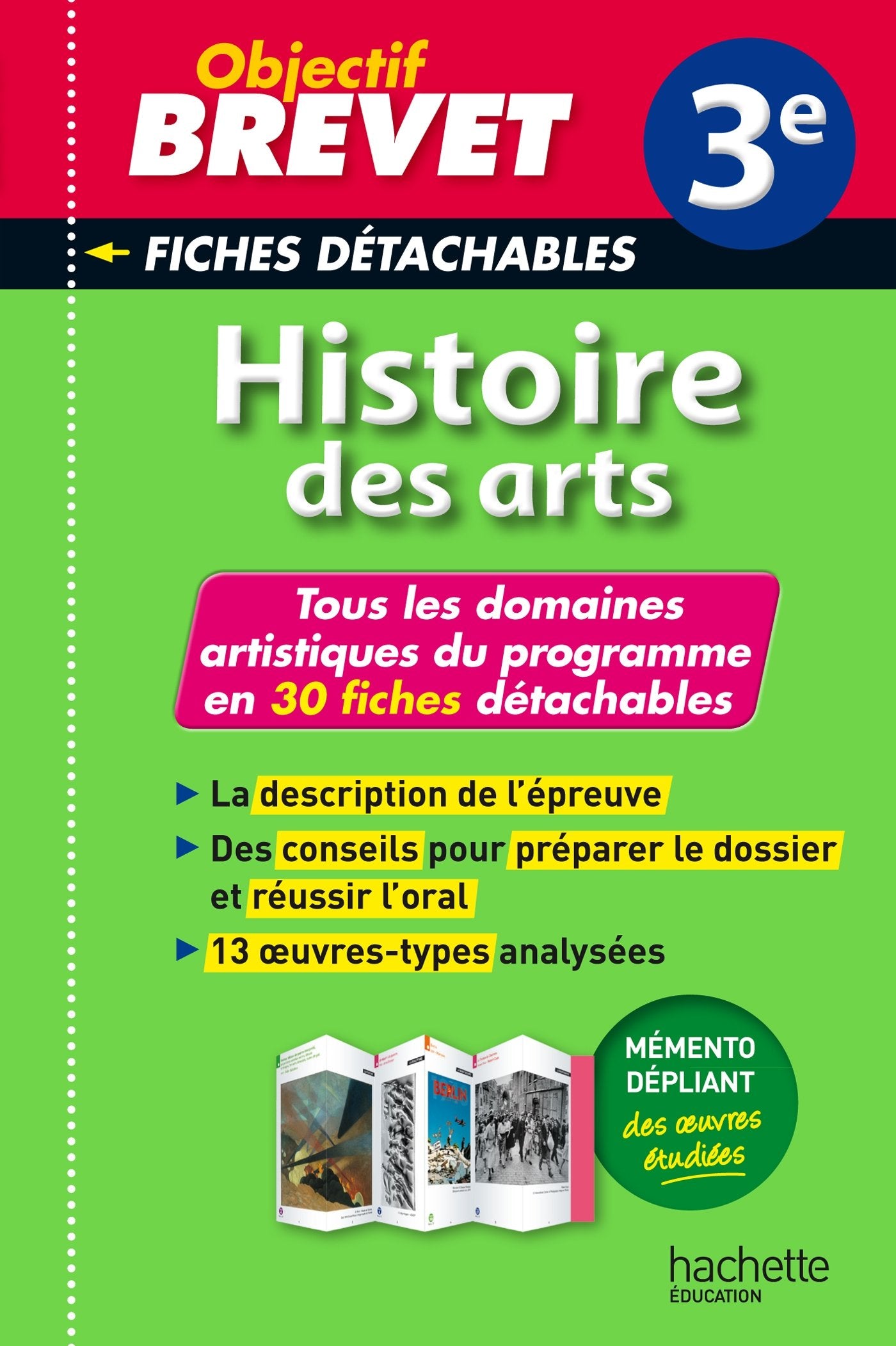Histoire des arts 3e: Fiches détachables 9782011714138