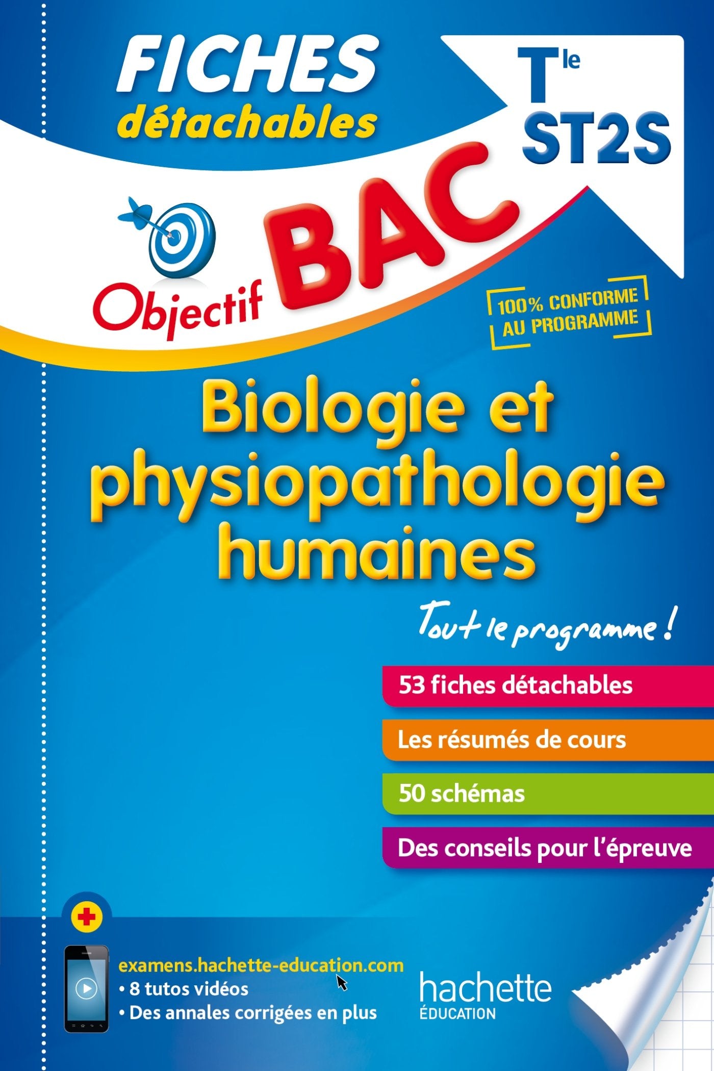 Objectif Bac Fiches détachables Biologie et physiopathologie humaines Term ST2S 9782017014065