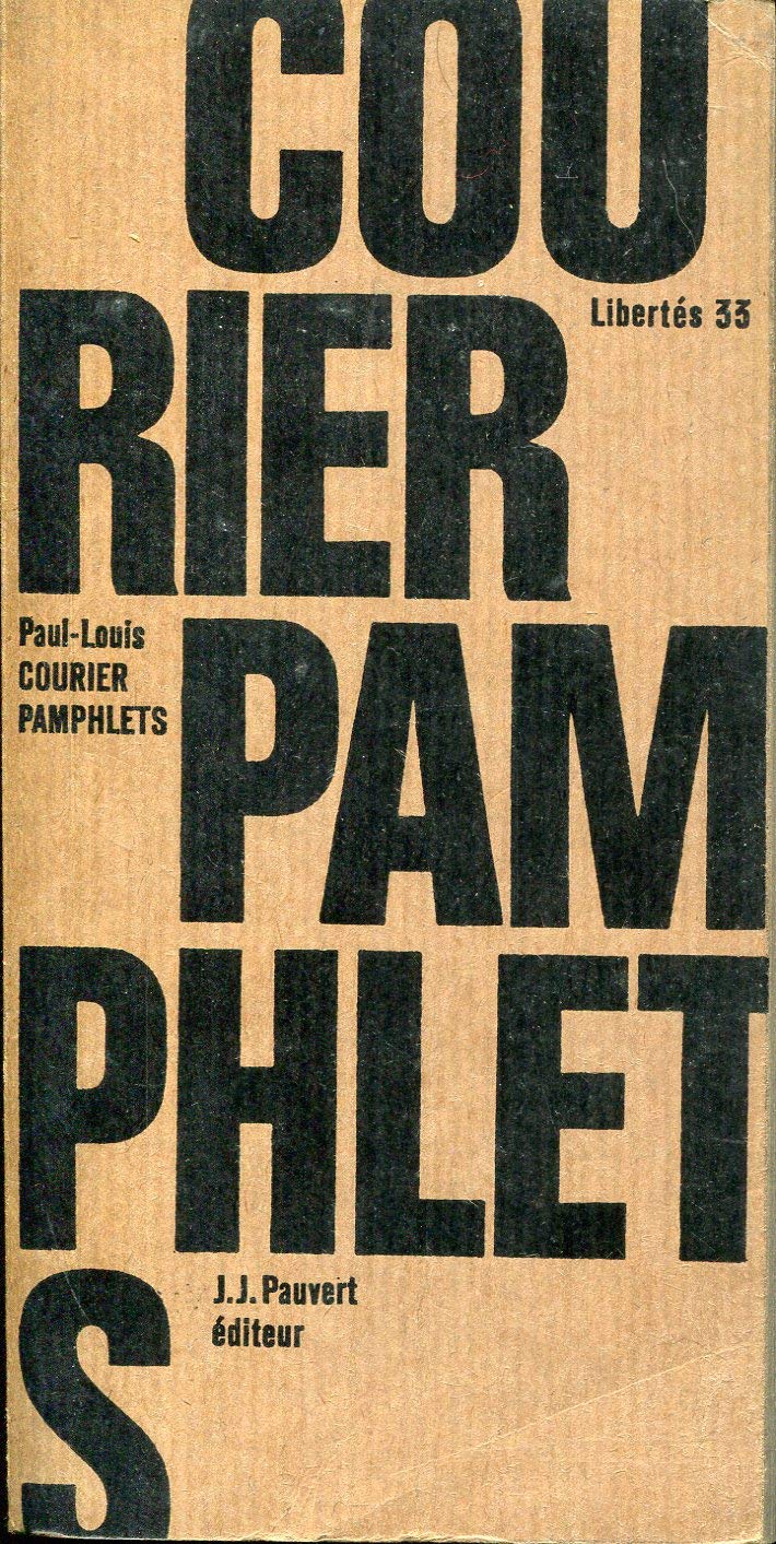 Pamphlets de paul-louis courier