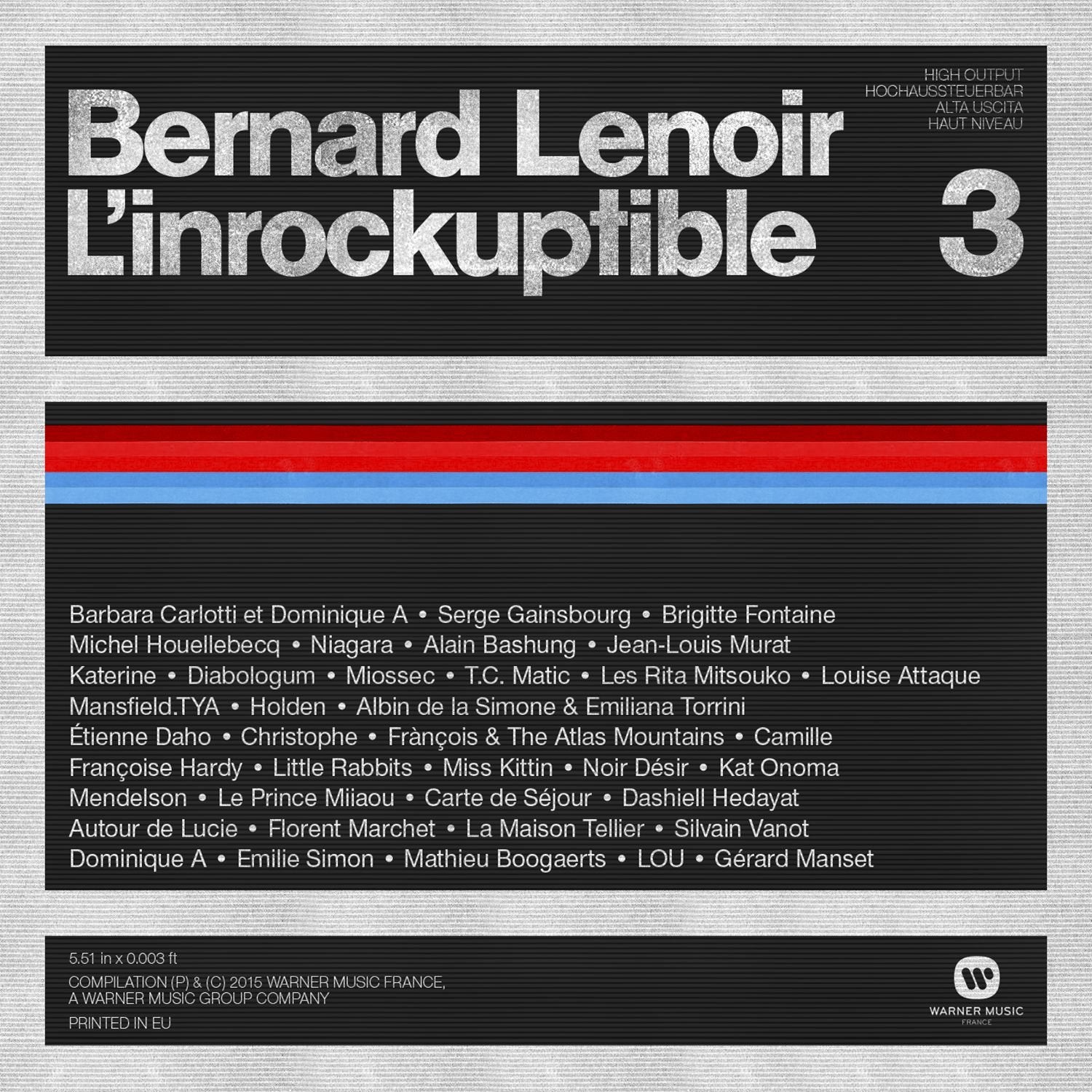 Bernard Lenoir Linrockuptible3 0825646128433