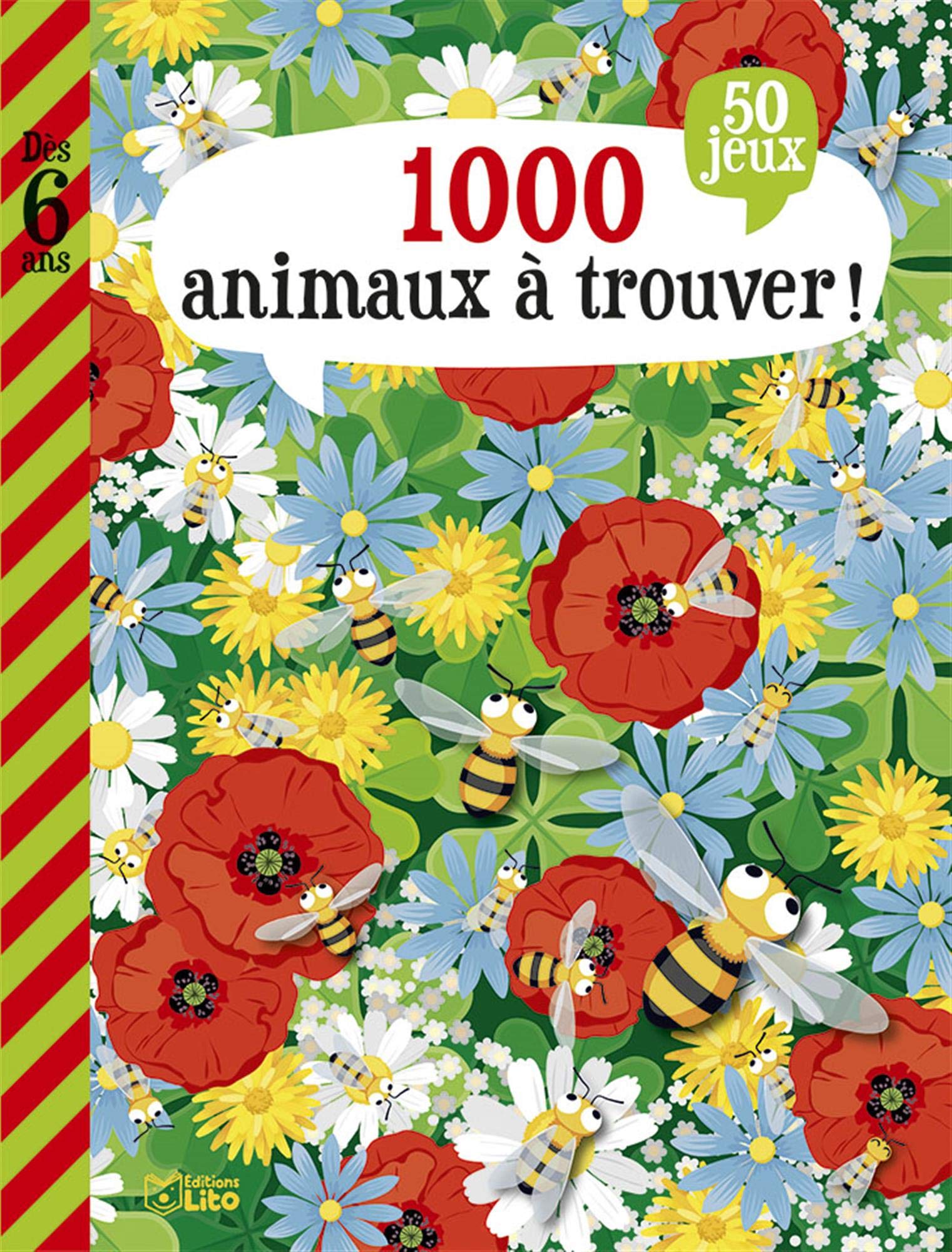 1 000 animaux à trouver !: 50 jeux 9782244800592