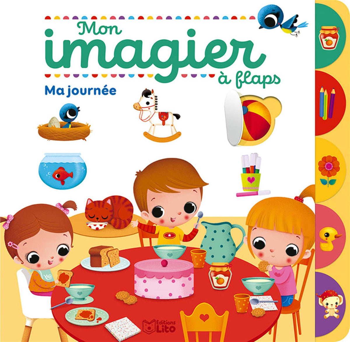Mon imagier à flaps: Ma journée - Dès 2 ans 9782244307022