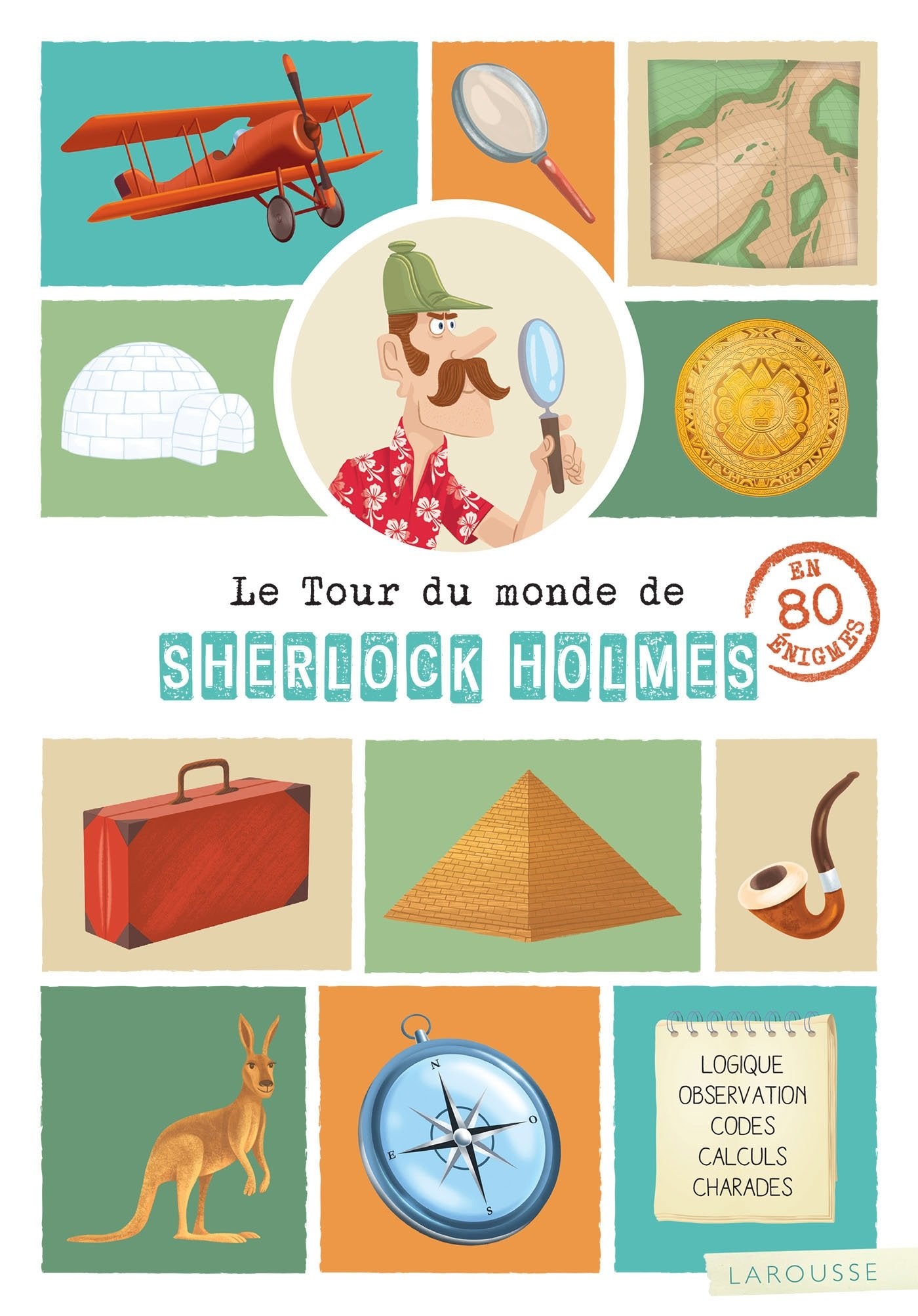 Le tour du monde de Sherlock Holmes en 80 énigmes 9782035946621