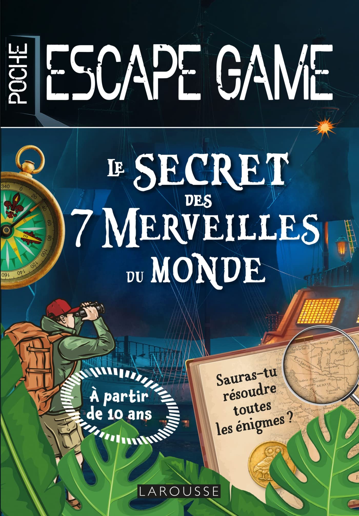 Escape game de poche junior : Le secret des 7 merveilles du monde 9782036014237