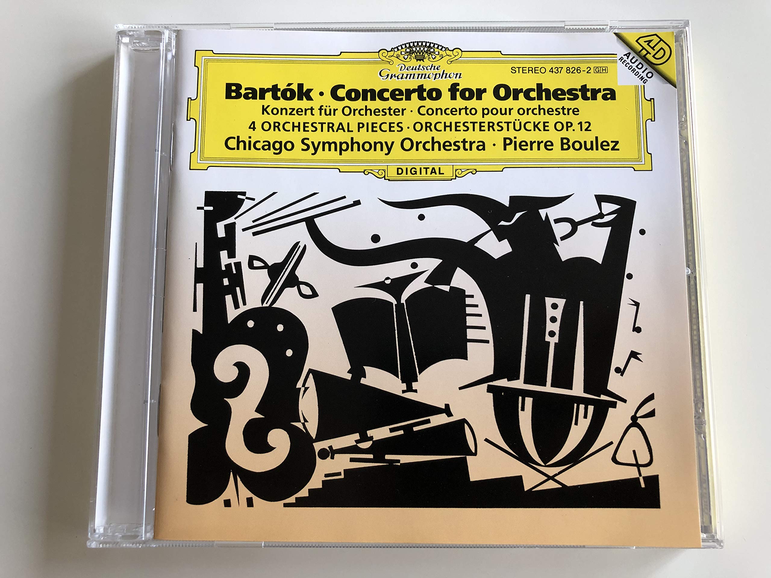 Bartok : Concerto pour orchestre - 4 Pièces pour orchestre, Opus 12 0028943782623