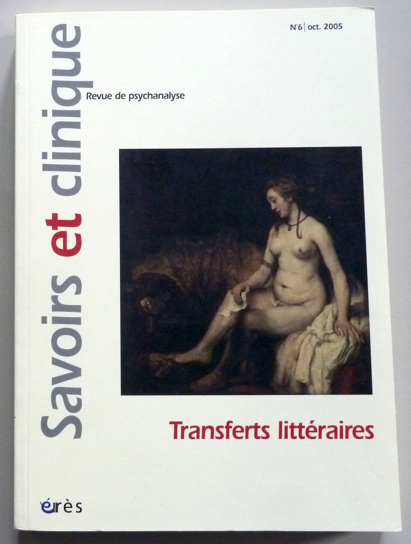 Savoirs et clinique 06 - Transferts littéraires 9782749204253