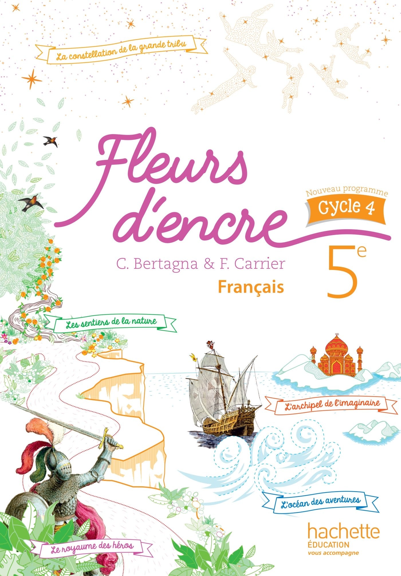 Fleurs d'encre français cycle 4 / 5e - Livre élève - Nouveau programme 2016 9782013953115