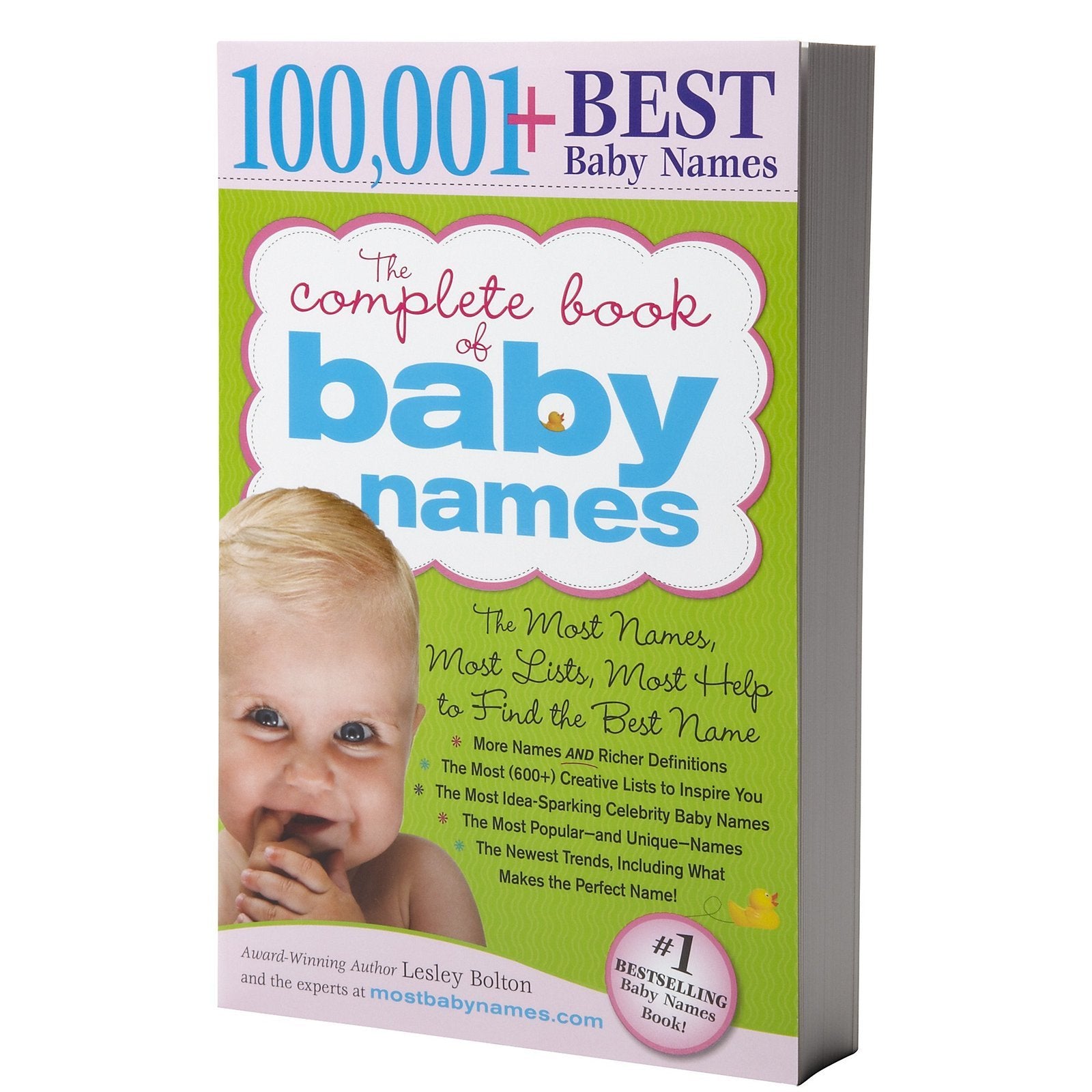 The Complete Book of Baby Names: The Most Names, Most Lists, Most Help to Find the Best Name 9781402224553