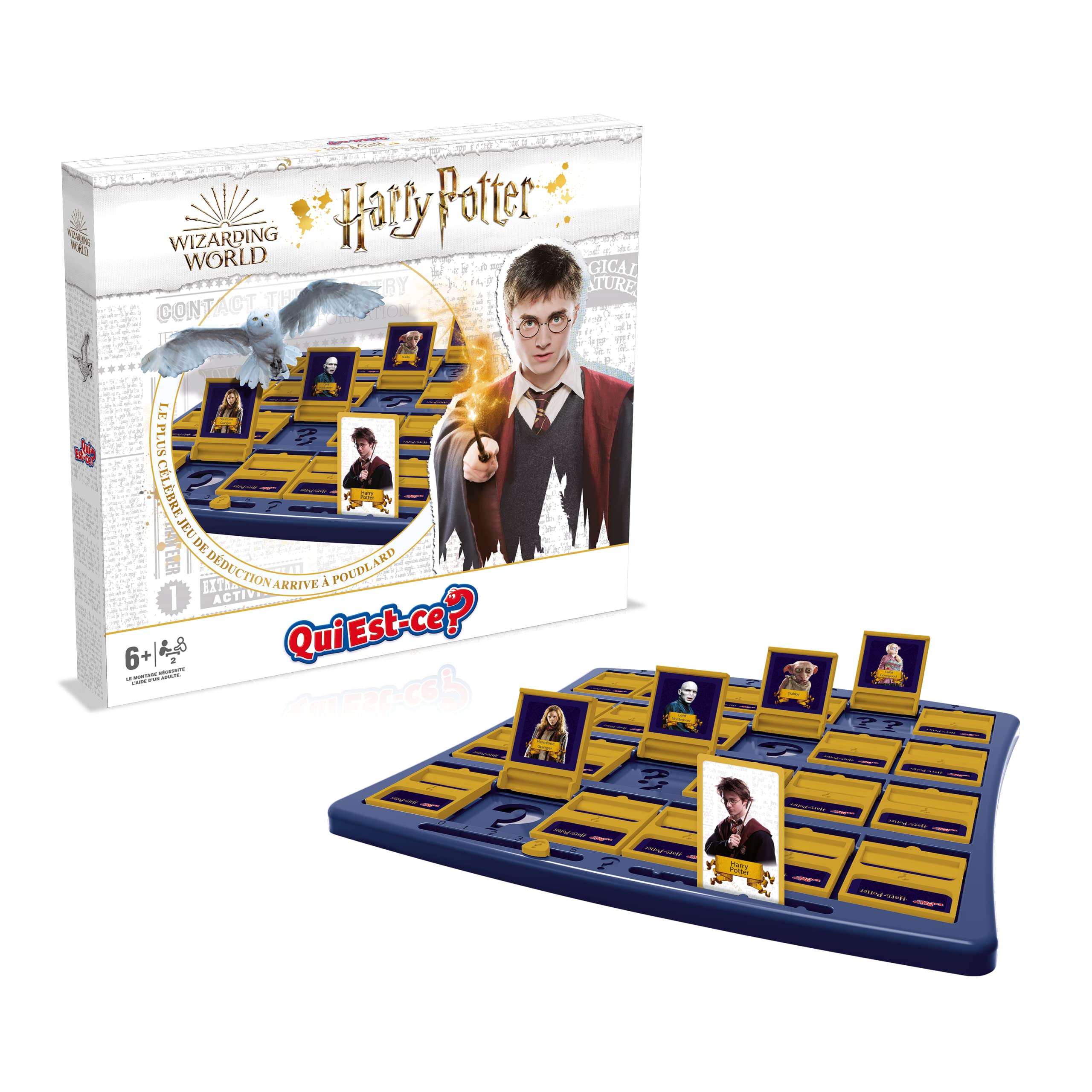 Winning Moves - Qui est-ce ? Harry POTTER - Jeu de société - Jeu de Plateau - A partir de 6 ans- 2 Joueurs - Version française 5036905044981