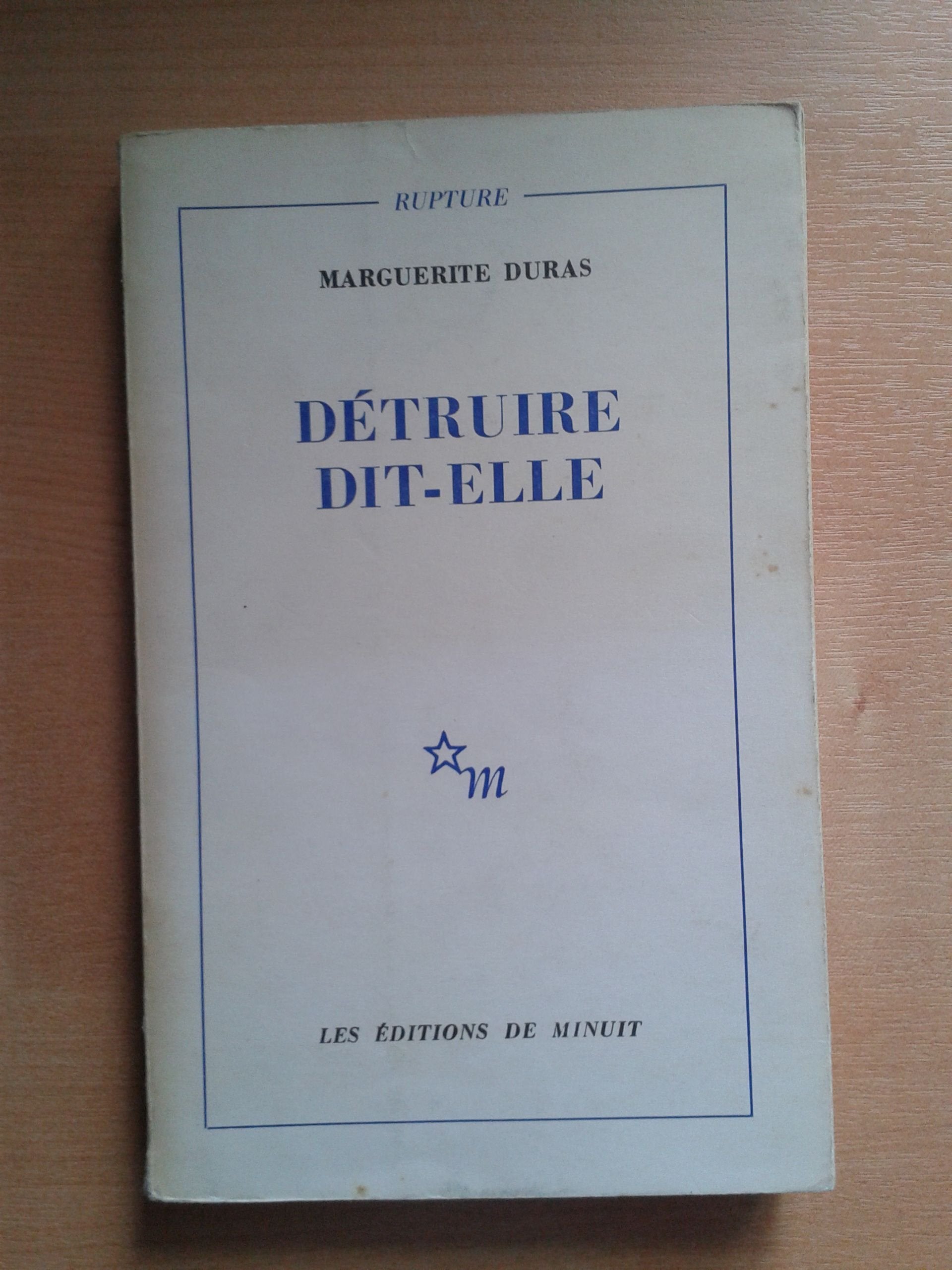 Détruire dit-elle 9782707301369