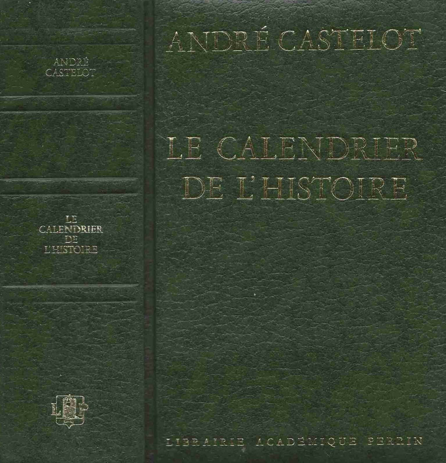 Le calendrier de l'histoire 9782262002923