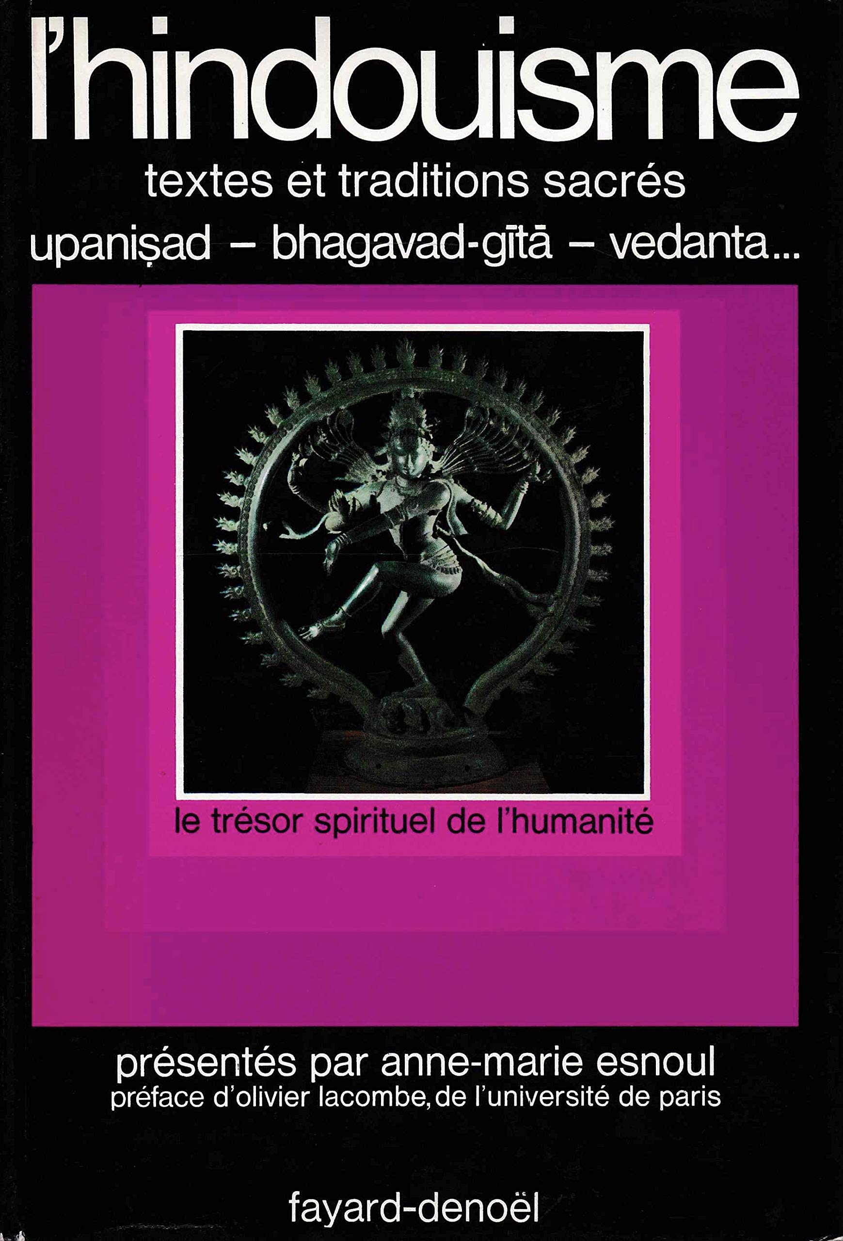 HINDOUISME TEXTES ET TRADITIONS SACRES