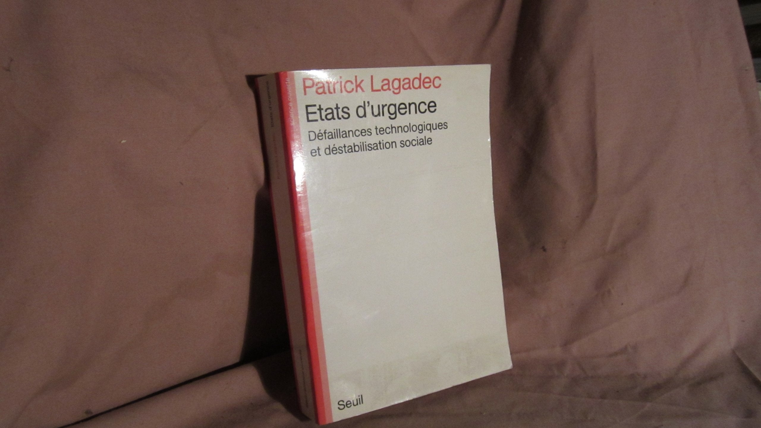 Etats d'urgence. Défaillances technologiques et déstabilisation sociale 9782020099868
