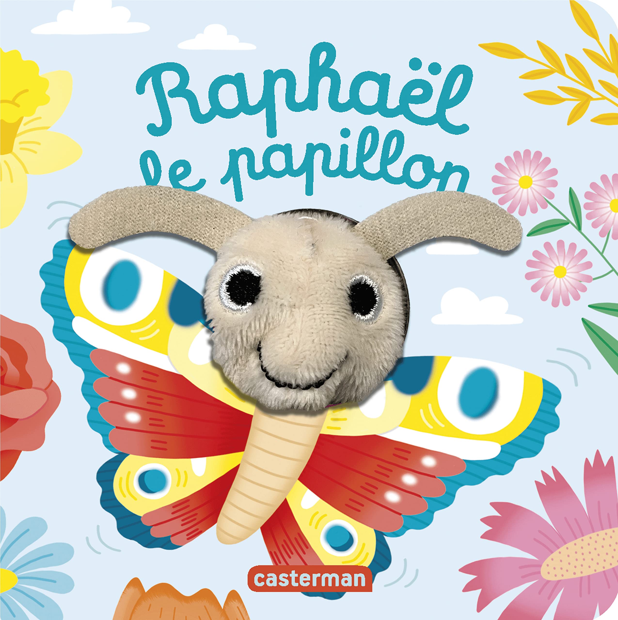 Raphaël le papillon: Livre marionnette pour bébé - dès 3 mois 9782203247604