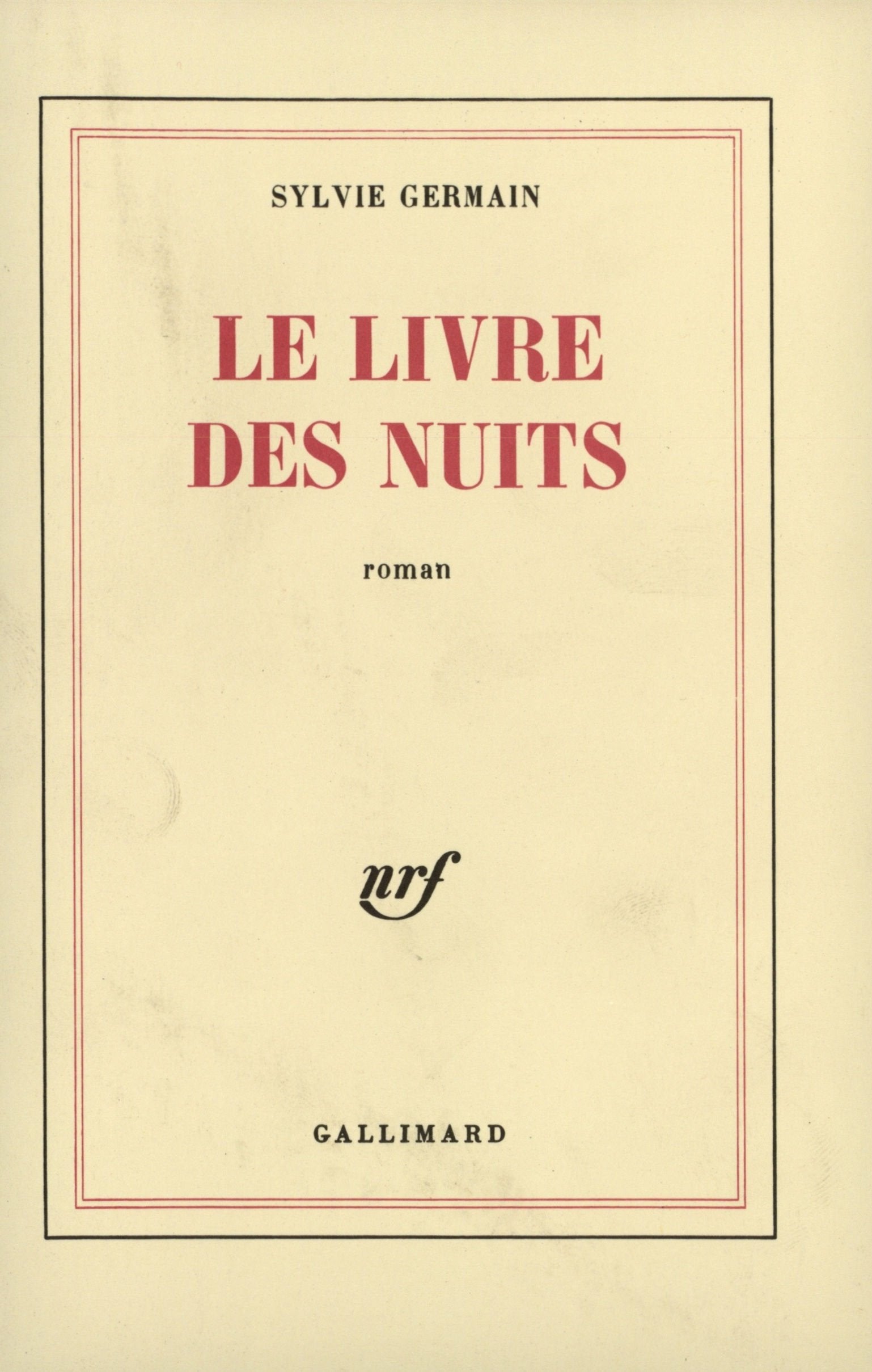 Le Livre des Nuits 9782070704743