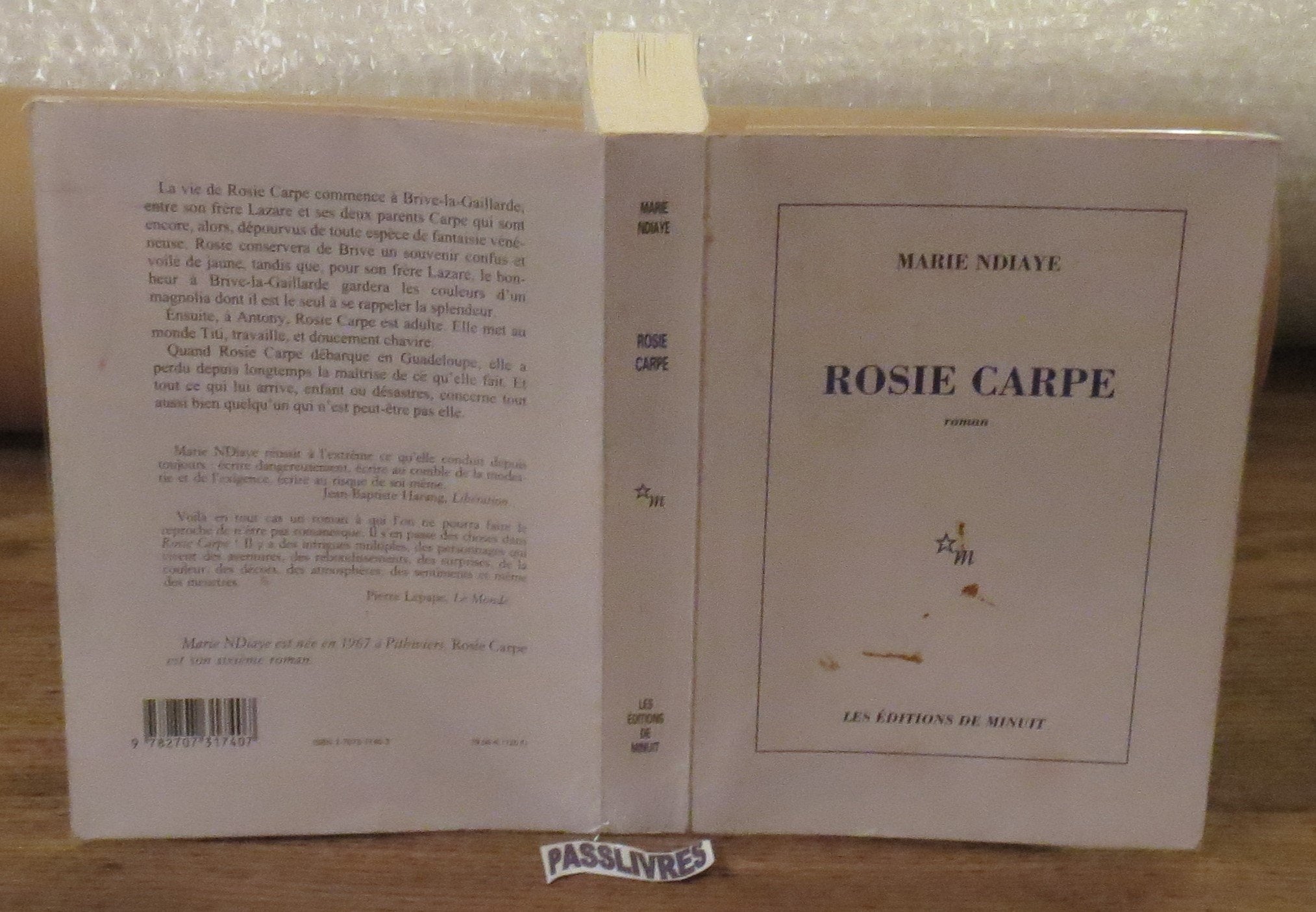 Rosie Carpe 9782707317407