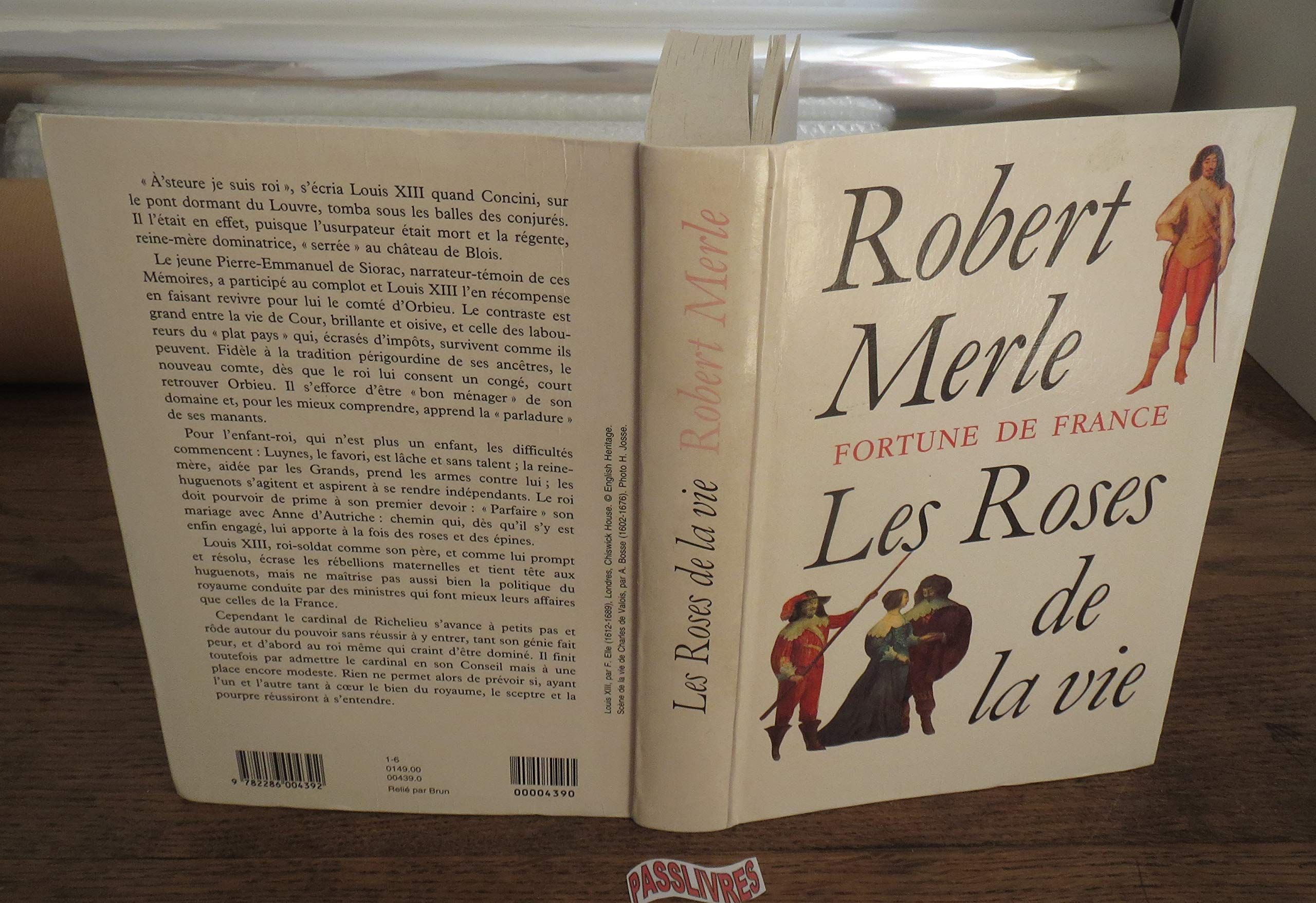Fortune de France, tome 9 : Les Roses de la vie 9782877062381