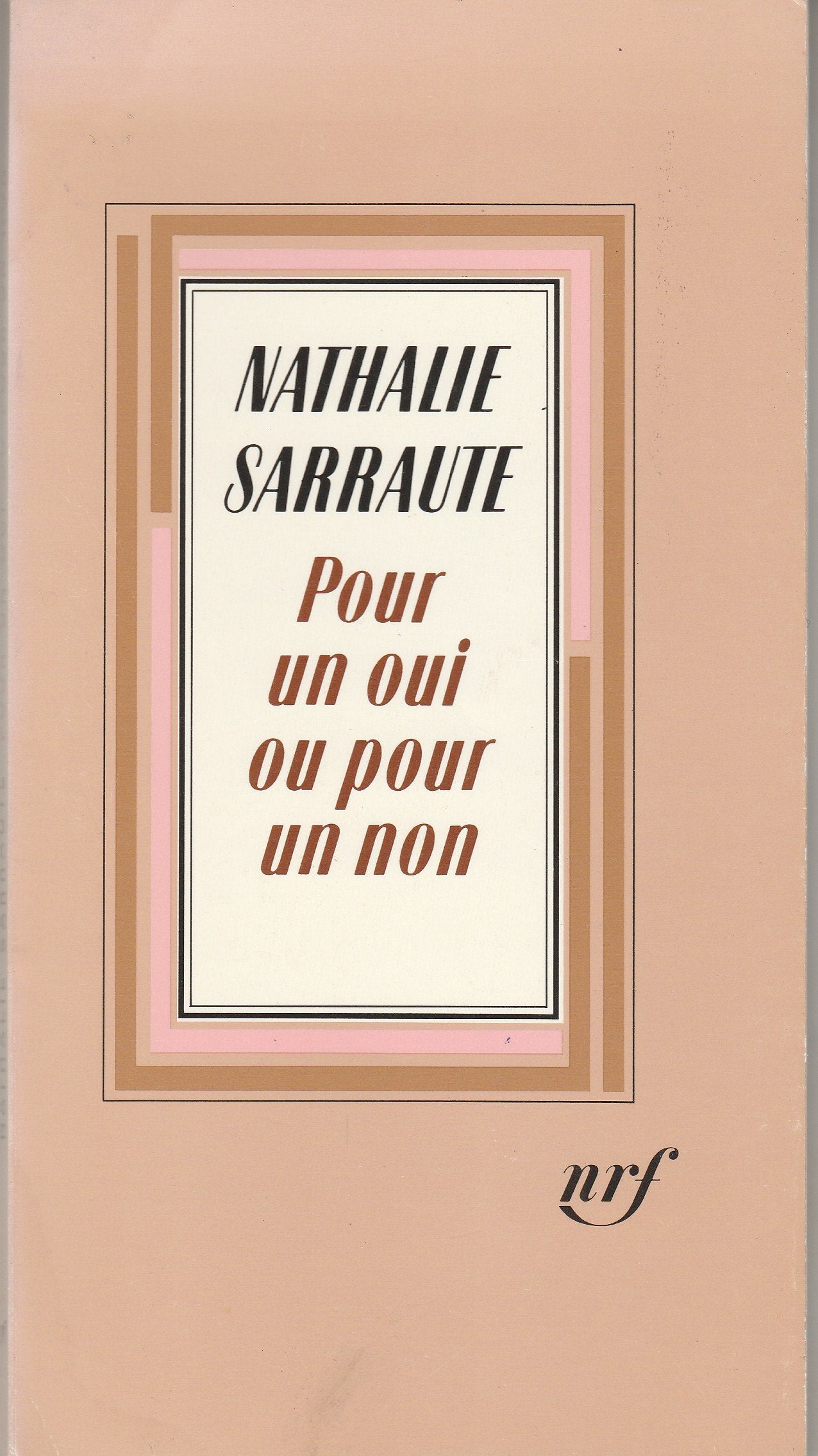 Pour un oui ou pour un non 9782070264070