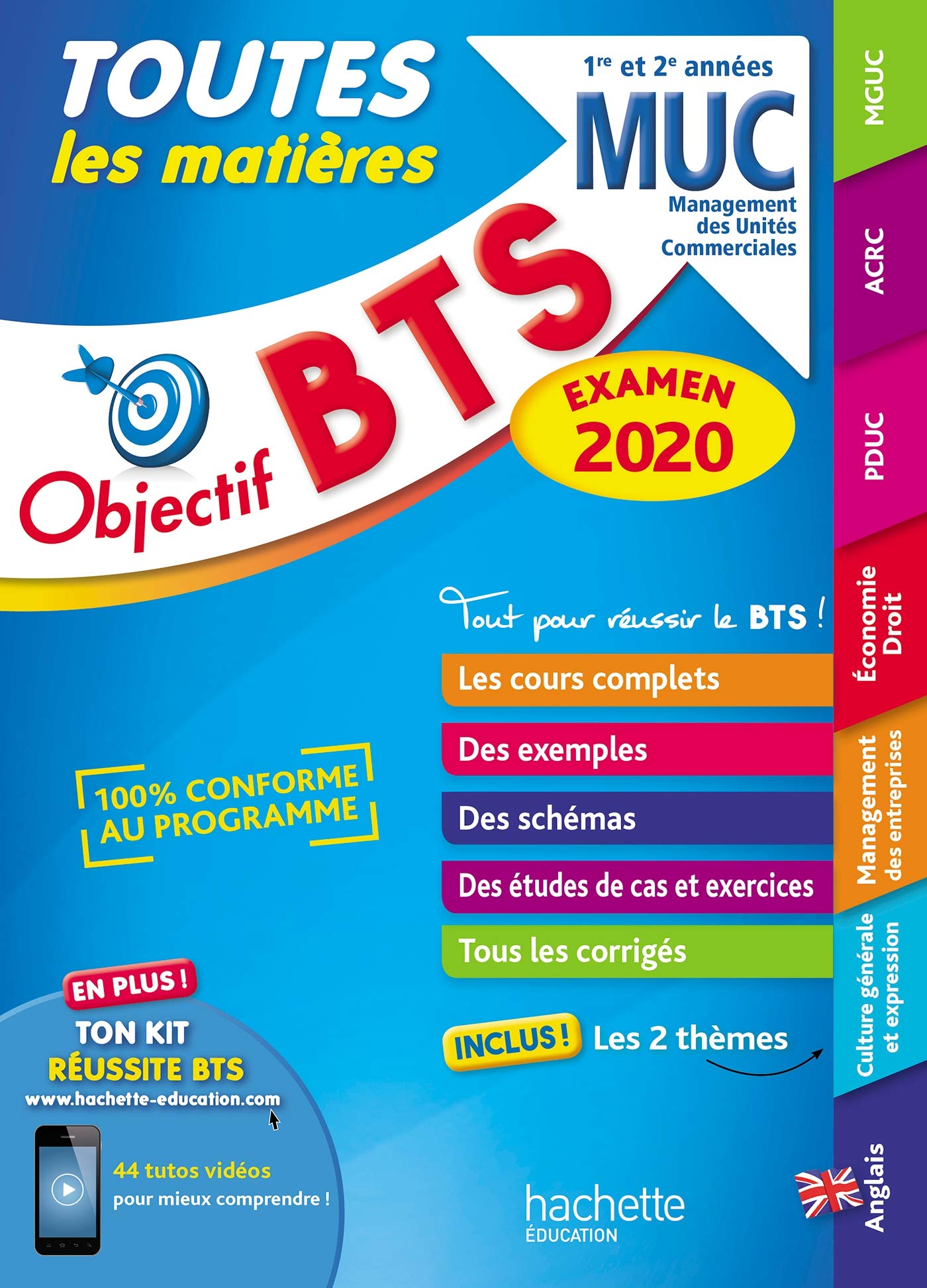 OBJECTIF BTS MUC 2020 TOUTES LES MATIERES 9782017082378