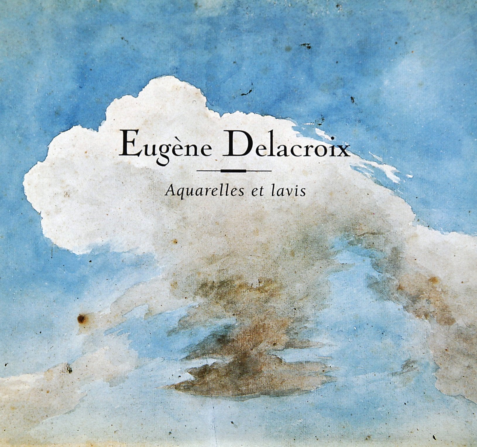 Eugène Delacroix : aquarelles et lavis au pinceau 9782711836857