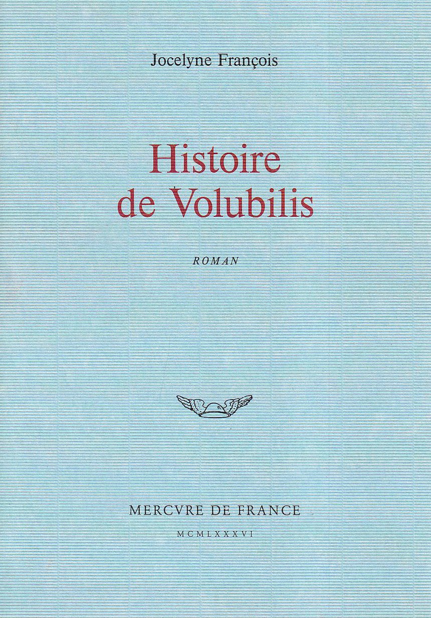 Histoire de volubilis 9782715213845