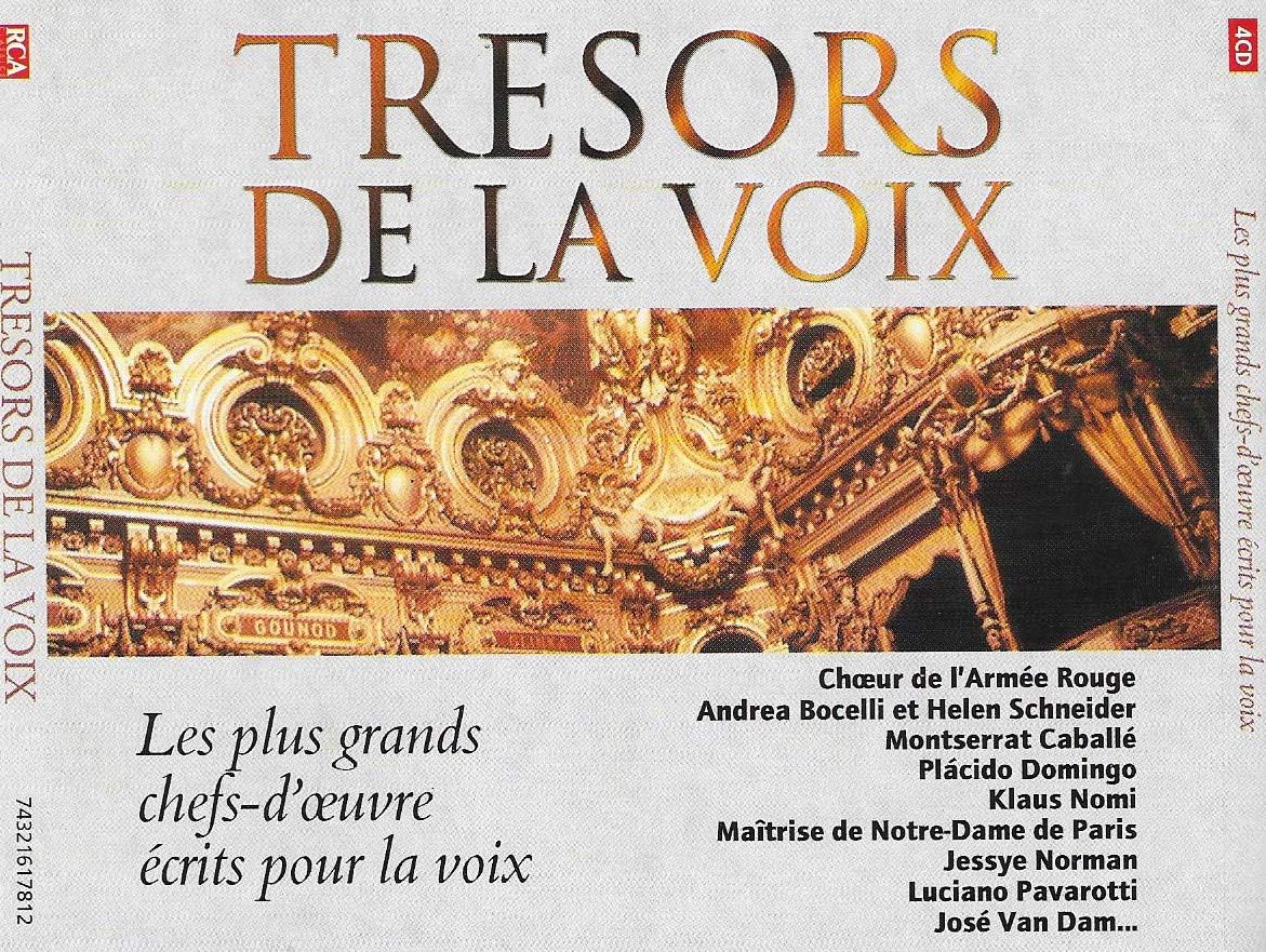 Trésors des voix (Coffret 4 CD) 0743216178124