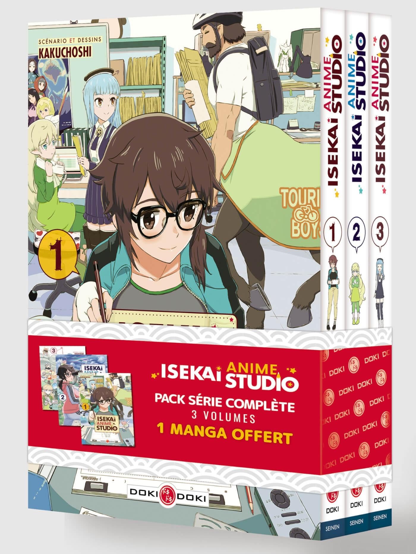 Isekai Anime Studio - pack promo - vol. 01 à vol. 03 9791041113316
