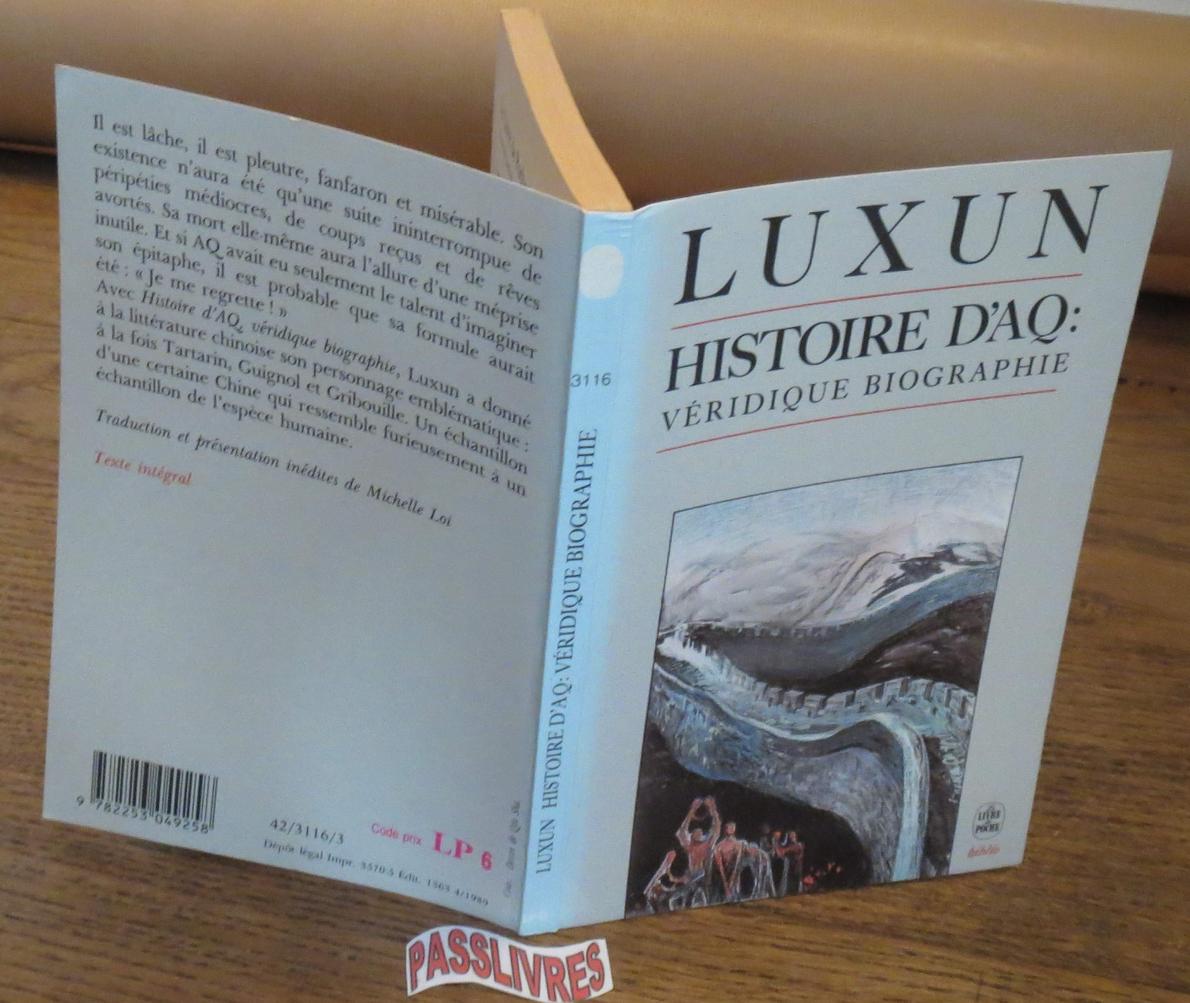 Histoire d'AQ : véridique biographie 9782253049258