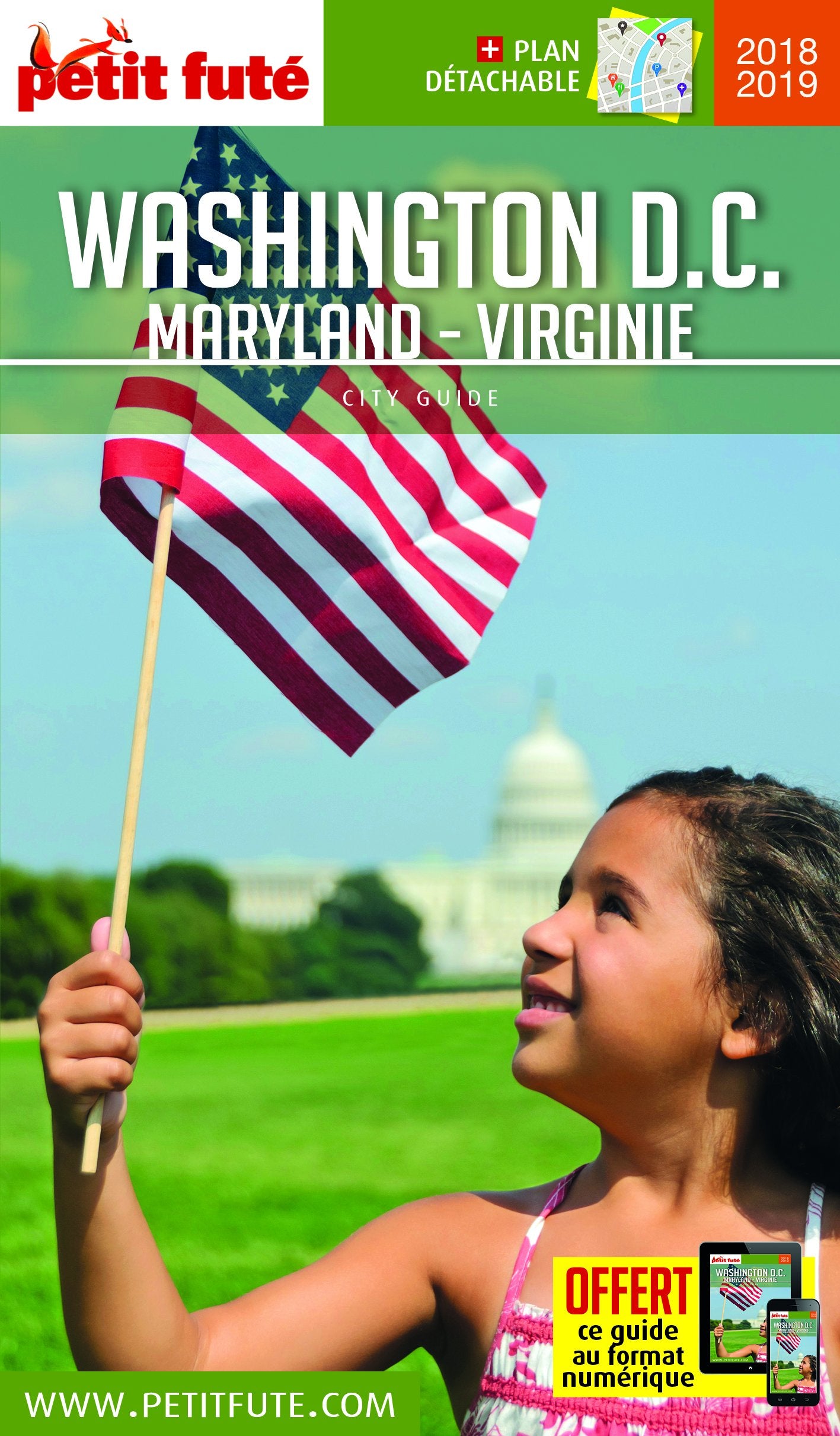 Guide Washington - Maryland - Virginie 2018-2019 Petit Futé 9791033175094