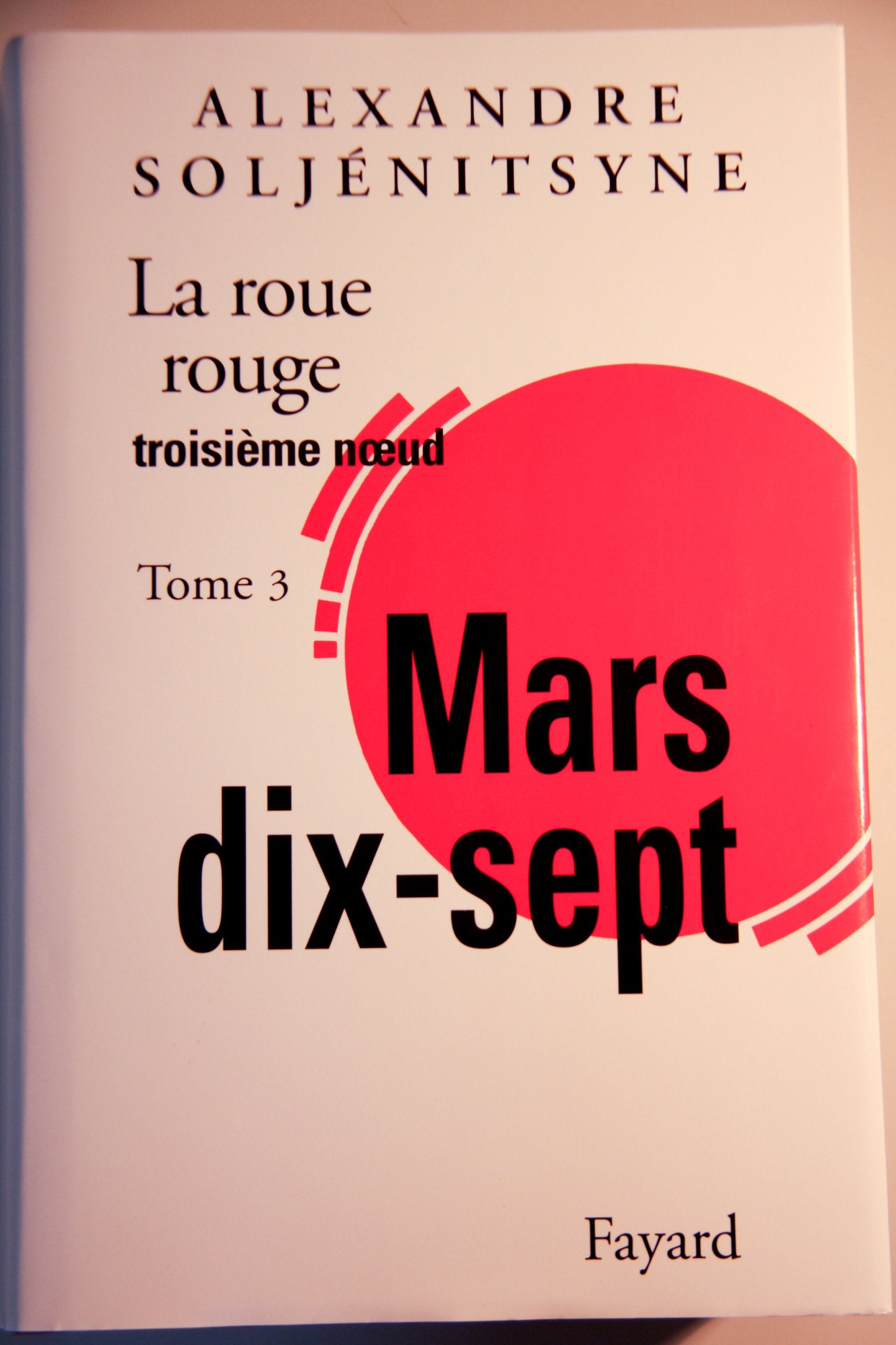 La Roue Rouge, tome 1: Mars 17 9782213026176