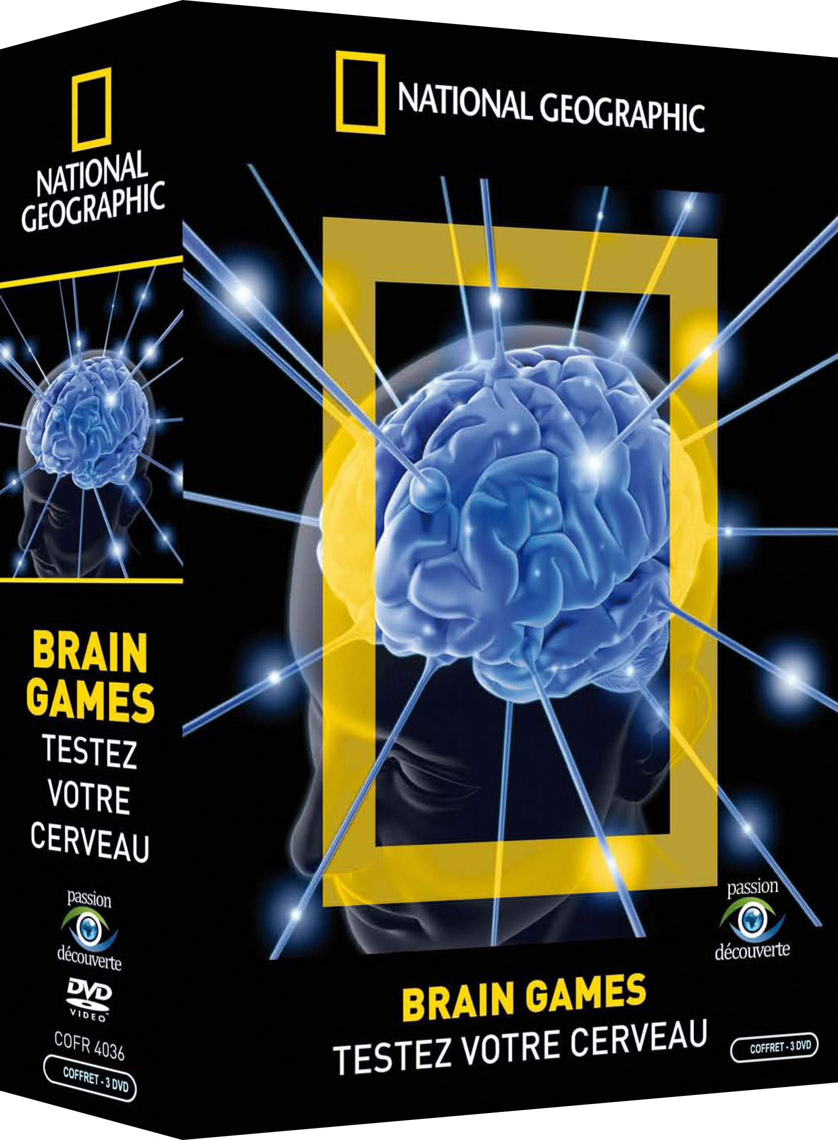 Coffret 3 DVD Brain Games-TESTEZ Votre Cerveau 8009044403657