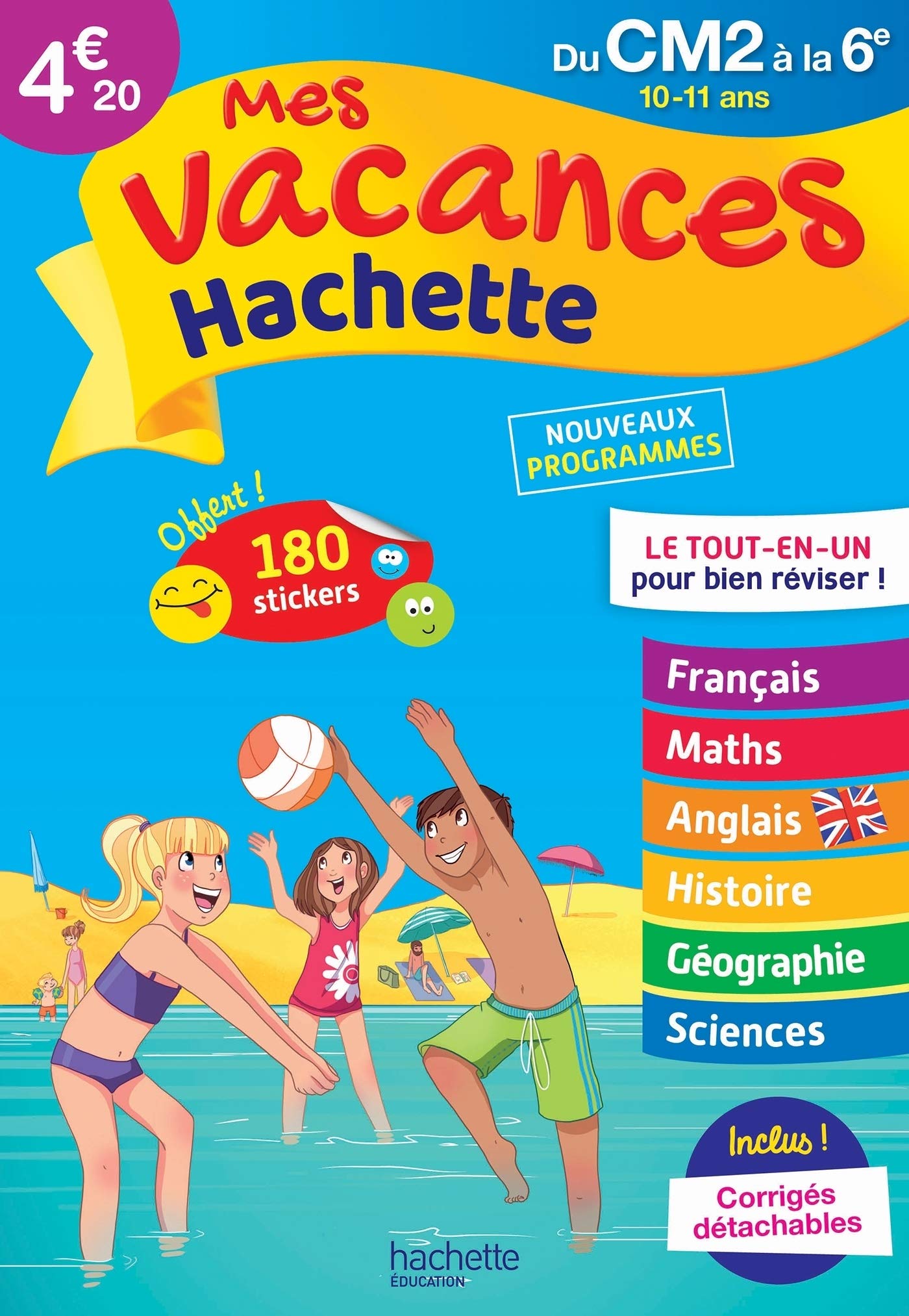 Mes Vacances Hachette - Du CM2 à la 6E - Cahier de vacances 2022 9782017117926