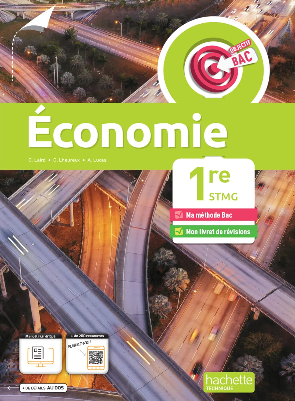 Objectif Bac Economie 1re STMG (détachable) - Ed. 2022 9782016280188