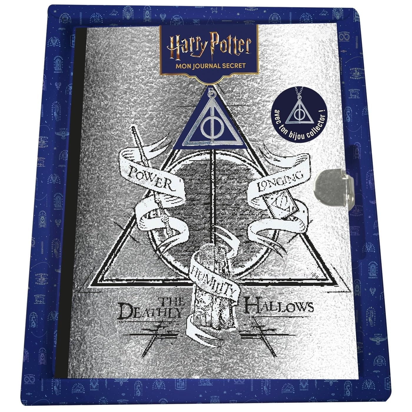 Harry Potter - Mon journal secret reliques de la mort avec pendentif 9782809693959