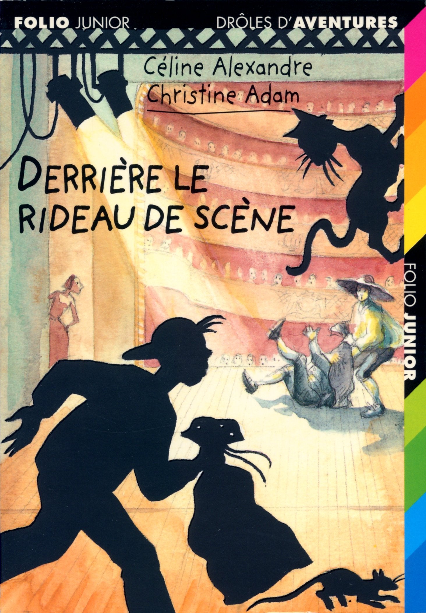 Drôles d'aventures, 17 : Derrière le rideau de scène 9782070522330