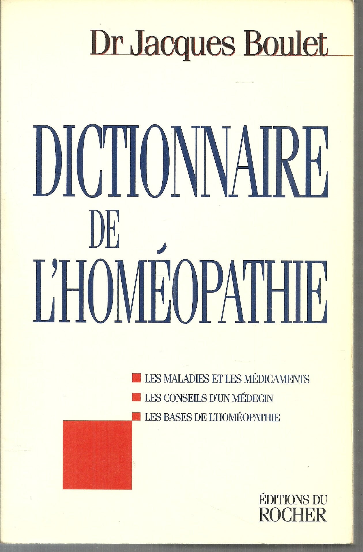 Dictionnaire de l'homéopathie 9782268026497