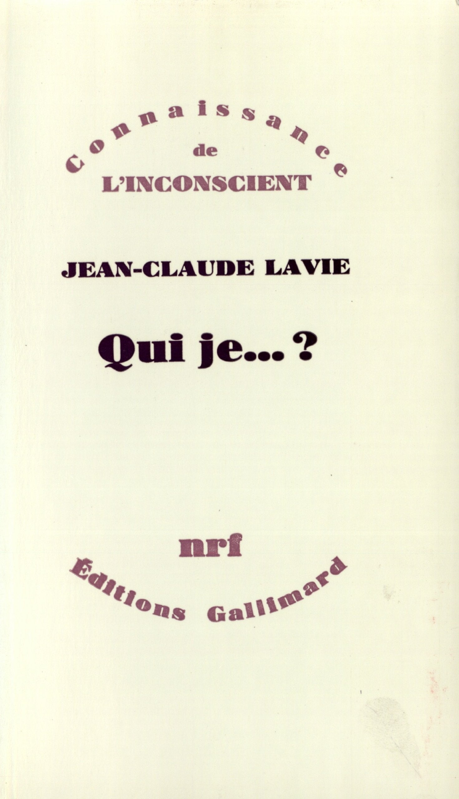 Qui je... ? 9782070703425