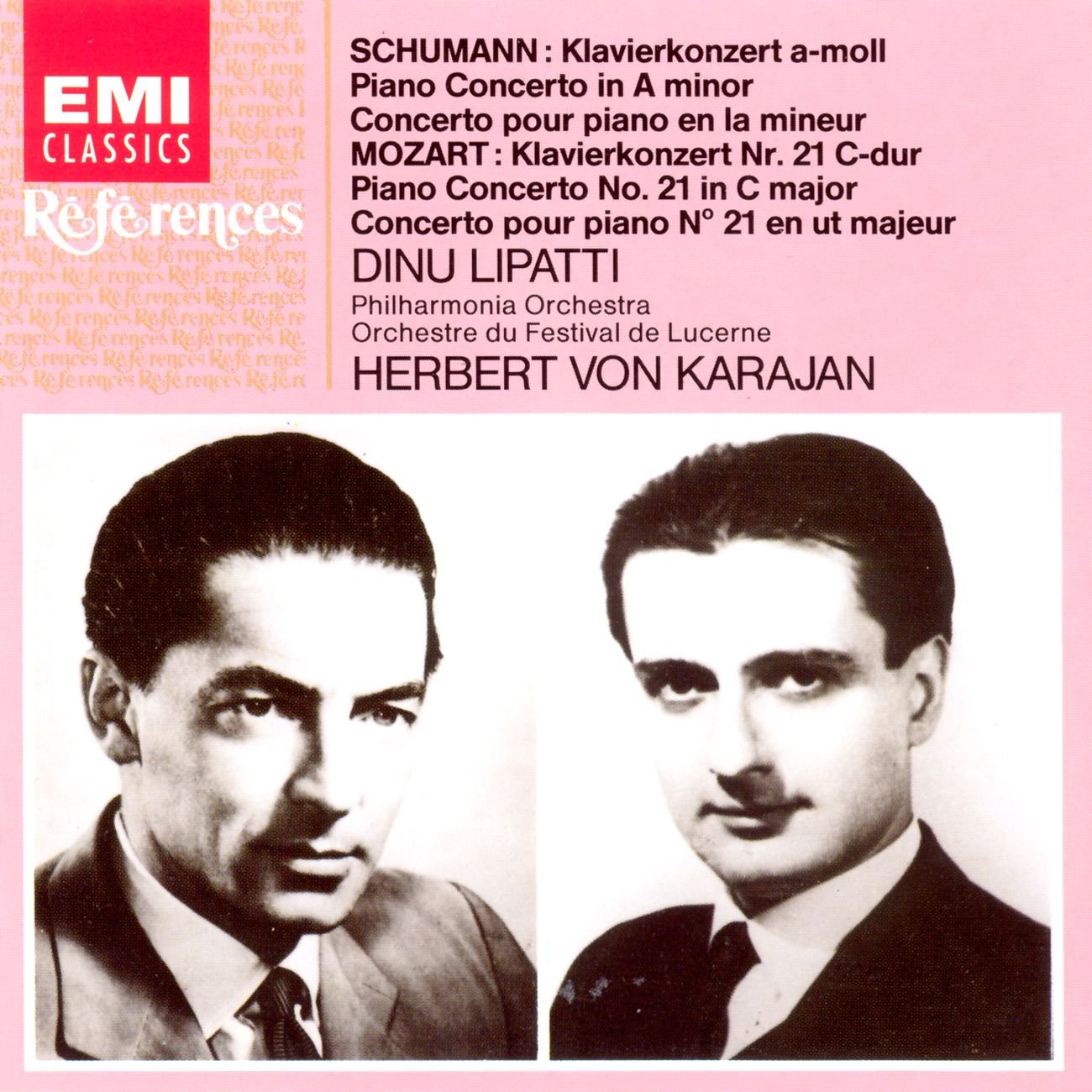 Schumann : Concerto pour piano en la mineur op.54 / Mozart : Concerto pour piano n°21 en ut majeur K 467 0077776979229