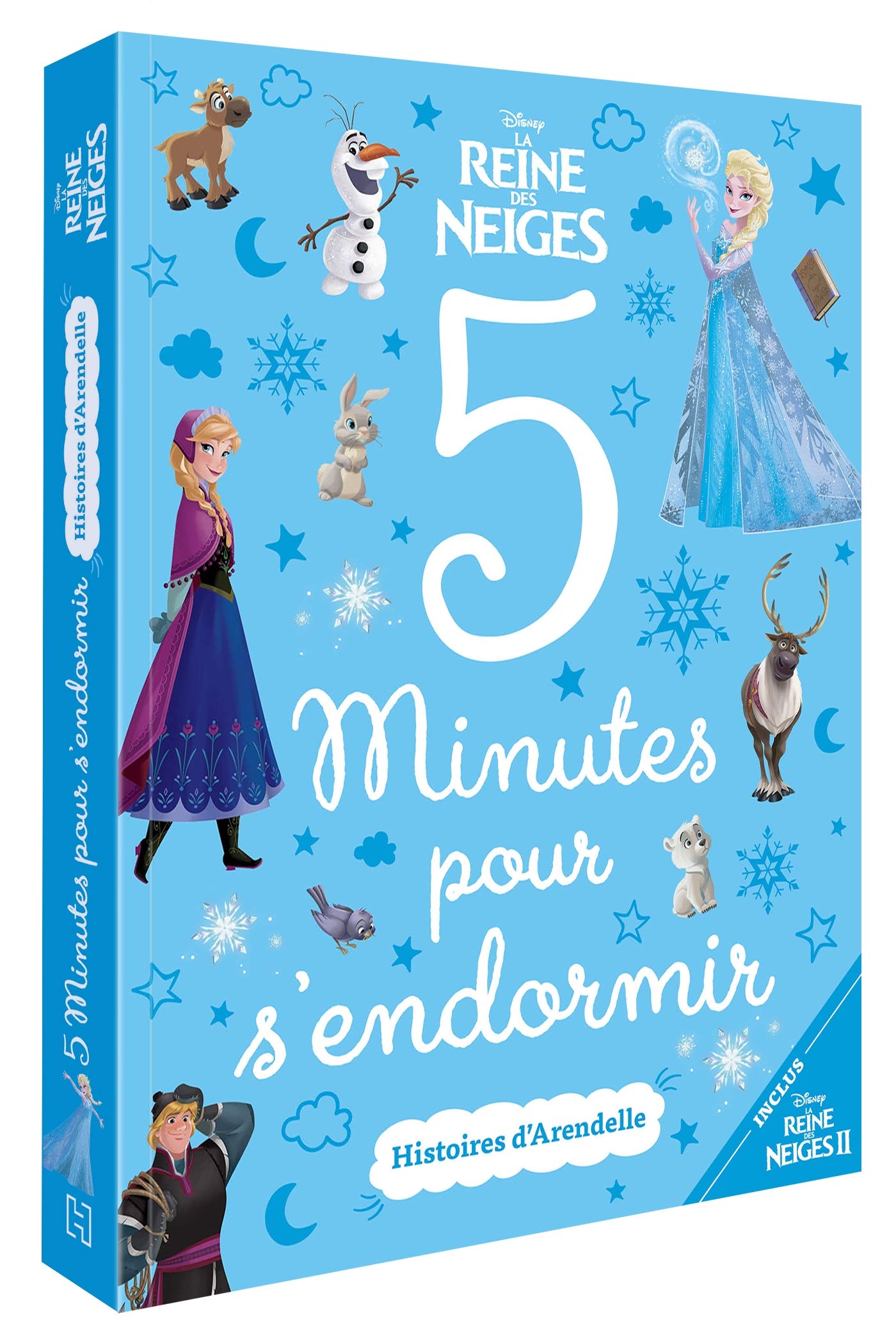 LA REINE DES NEIGES - 5 Minutes pour s'endormir - Histoires d'Arendelle - Disney: inclus La Reine des Neiges 2 9782017118435