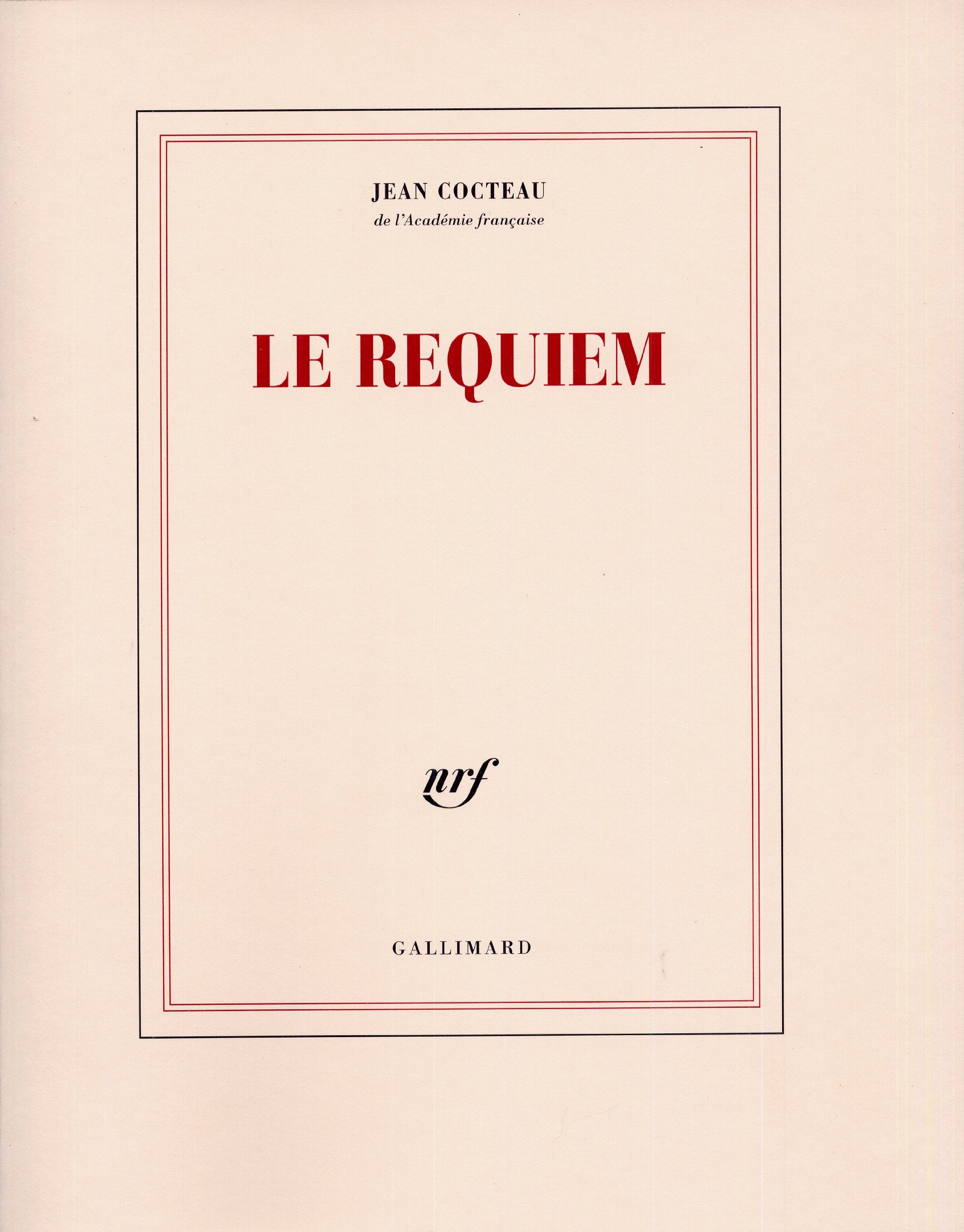 Le Requiem 9782070215959