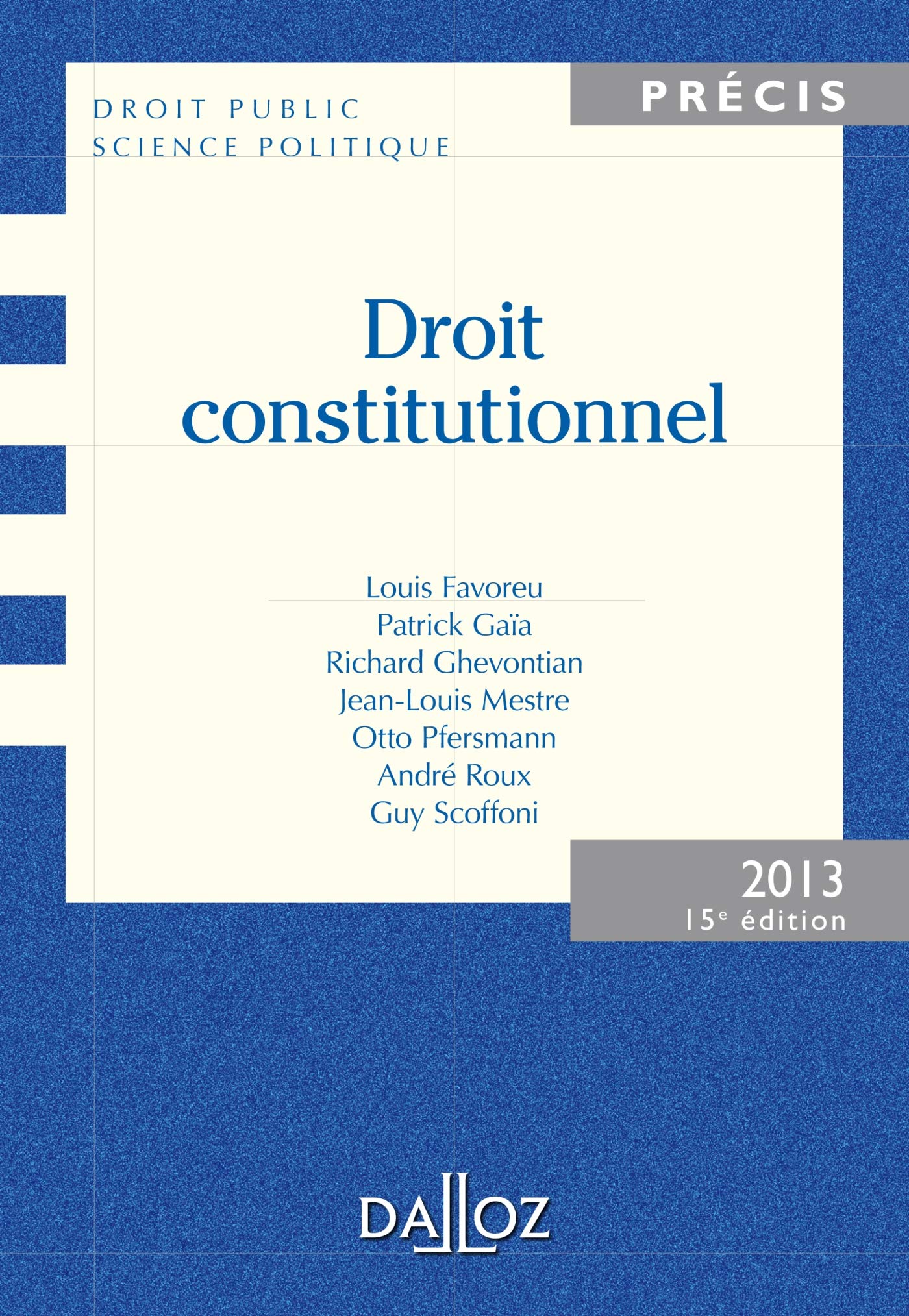 Droit constitutionnel 9782247120543