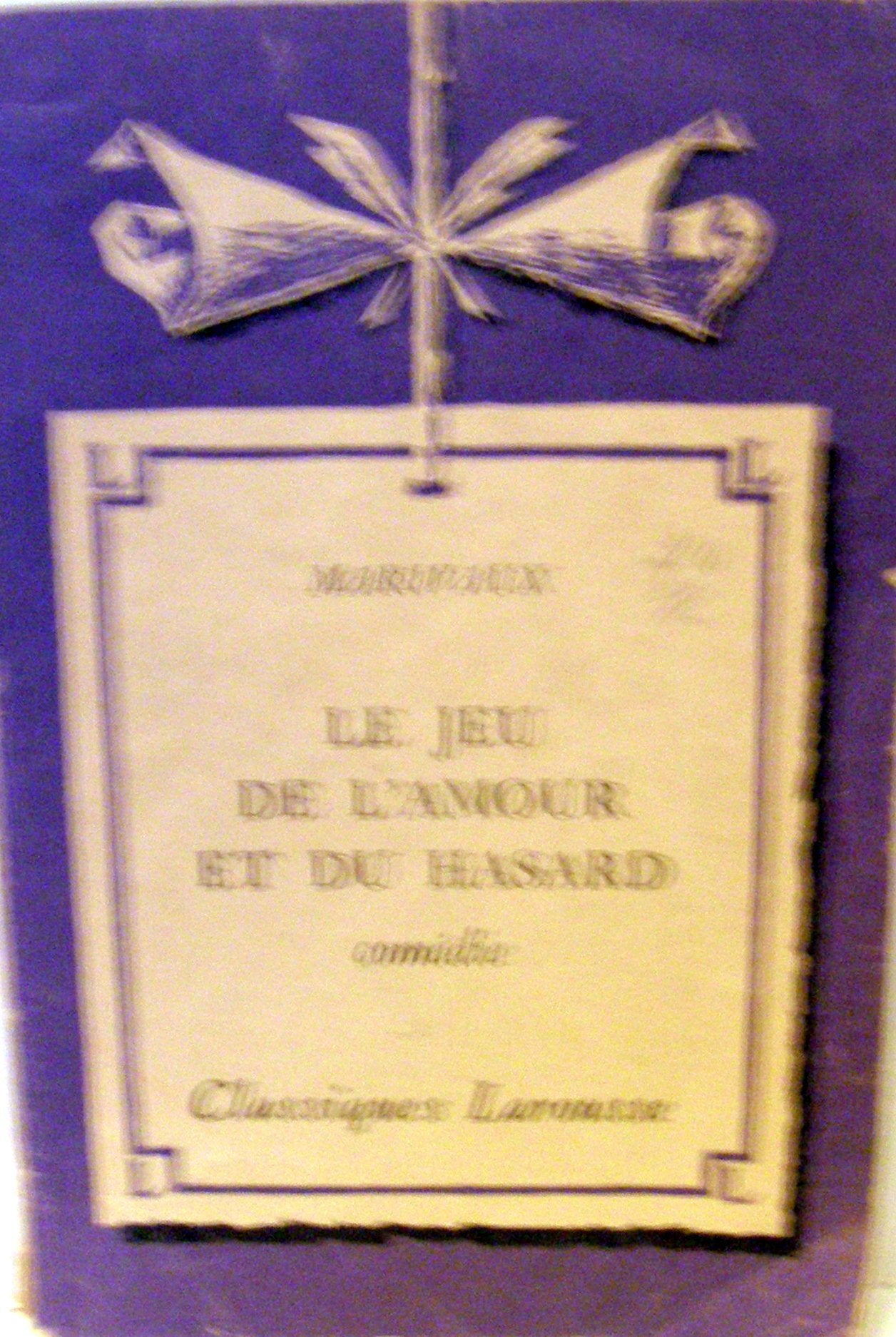 Le jeu de l'amour et du hasard 9782266048842