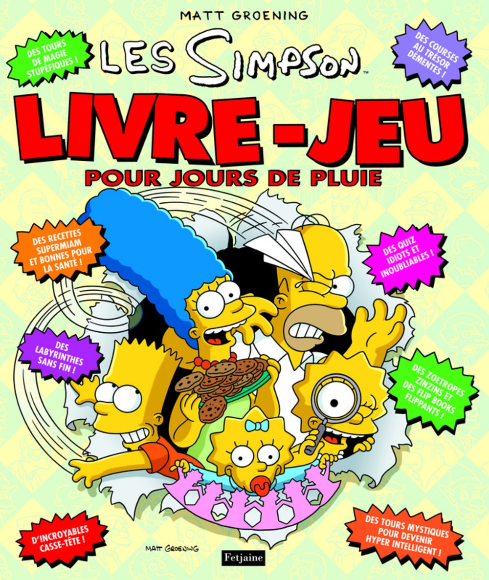 Les Simpson. Livre jeu pour jours de pluie 9782354250737