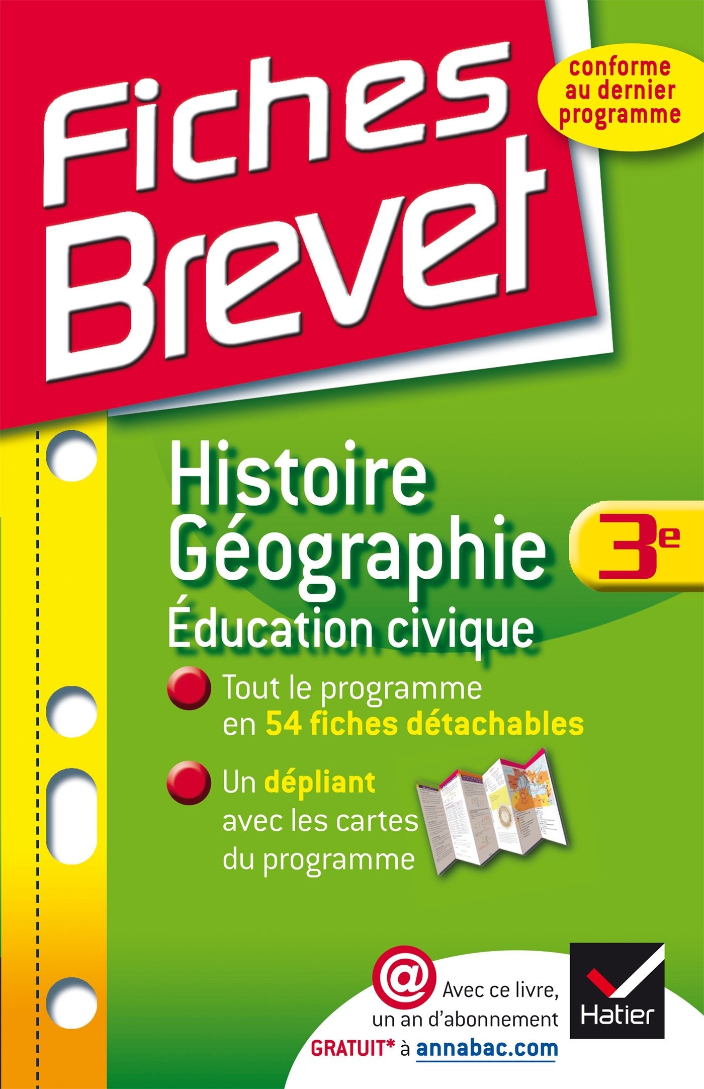Histoire Géographie Education civique 3e 9782218981449